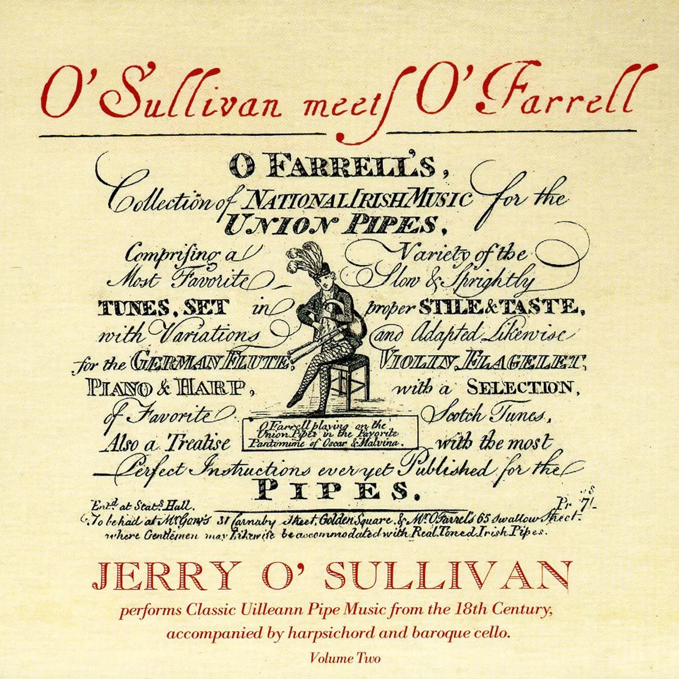 Jerry O'Sullivan O'SULLIVAN MEETS O'FARRELL 2 CD