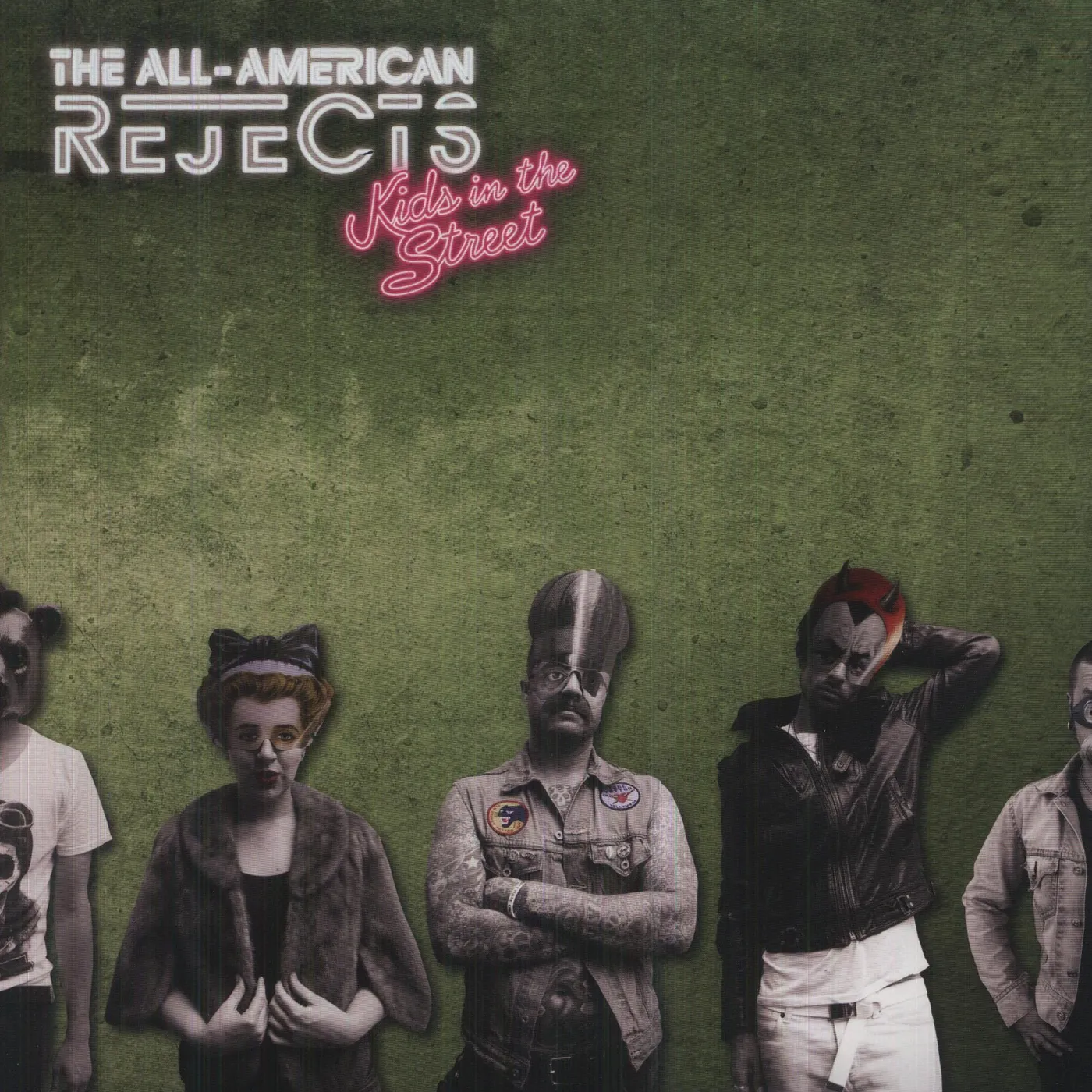 The All-American Rejects KIDS IN THE STREET Vinyl Record - Green Vinyl, Red Vinyl, Clear Vinyl
