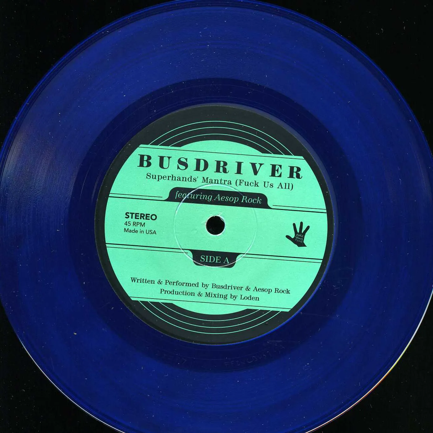 BUSDRIVER SUPERHANDS MANTRA Vinyl Record