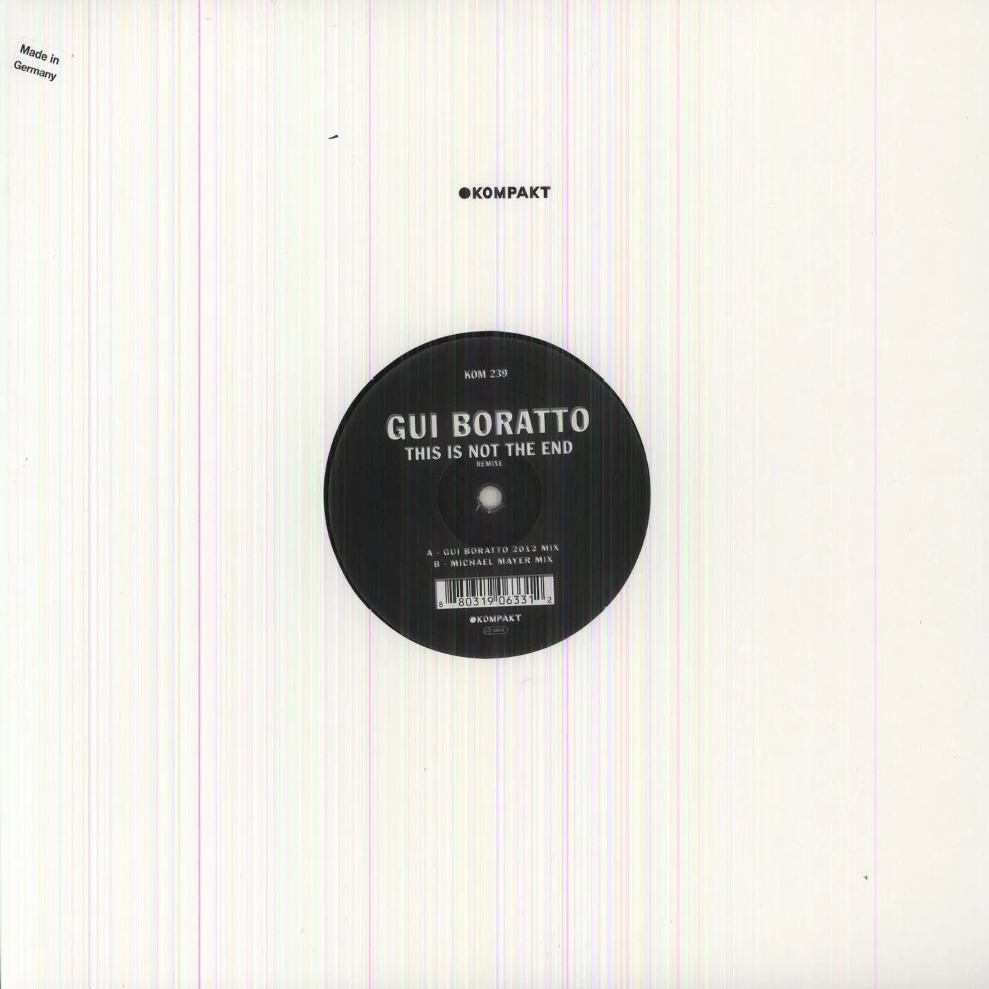 Gui Boratto This Is Not The End Remixe Vinyl Record