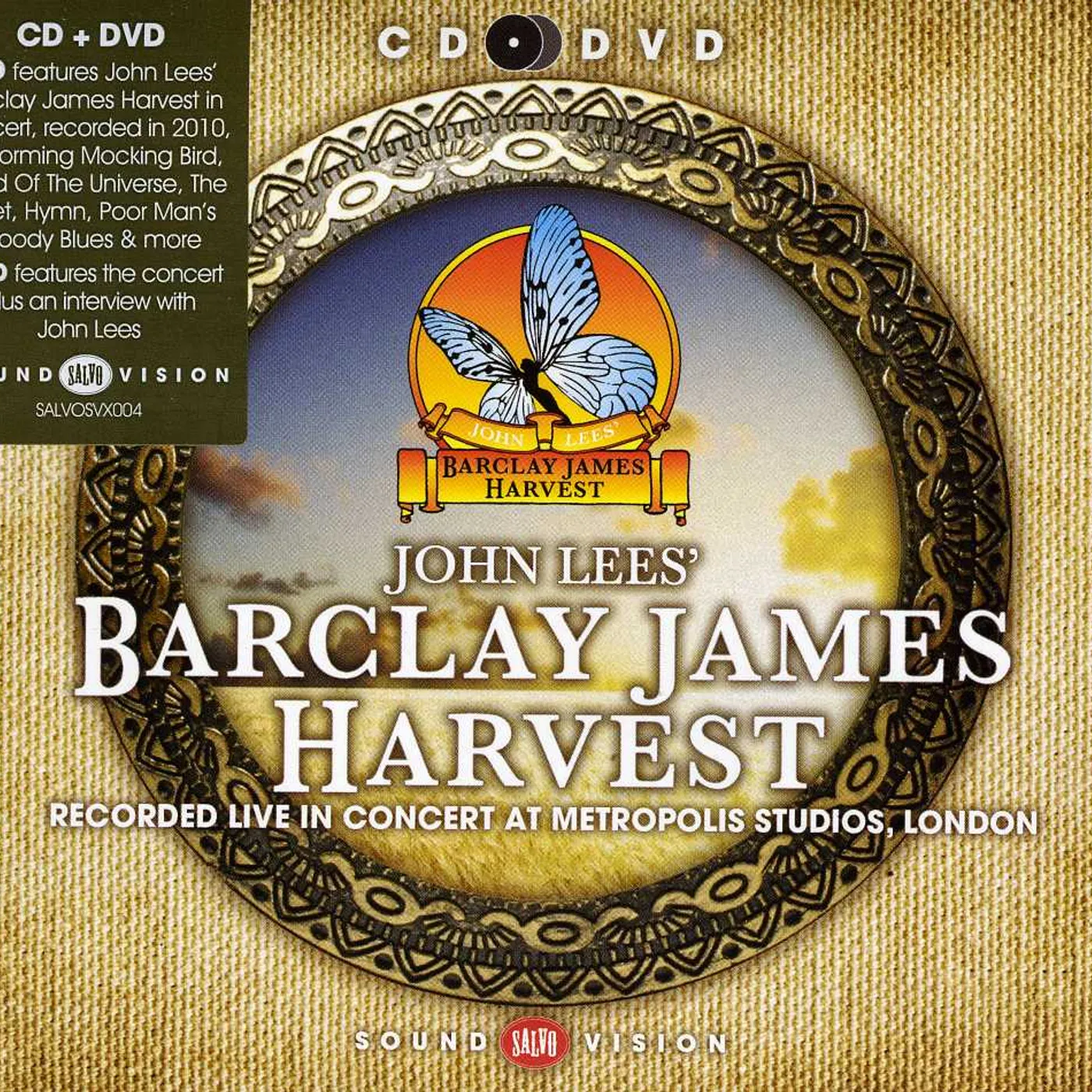 John Lees' Barclay James Harvest LIVE IN CONCERT AT METROPOLIS STUDIOS LONDON CD