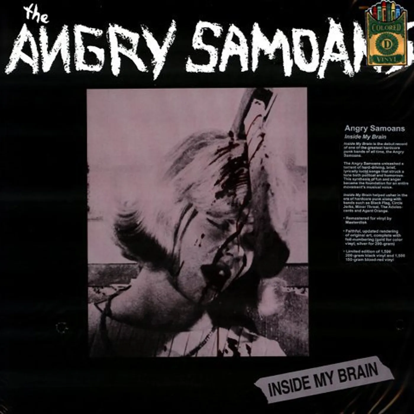 Angry Samoans Inside My Brain Vinyl Record