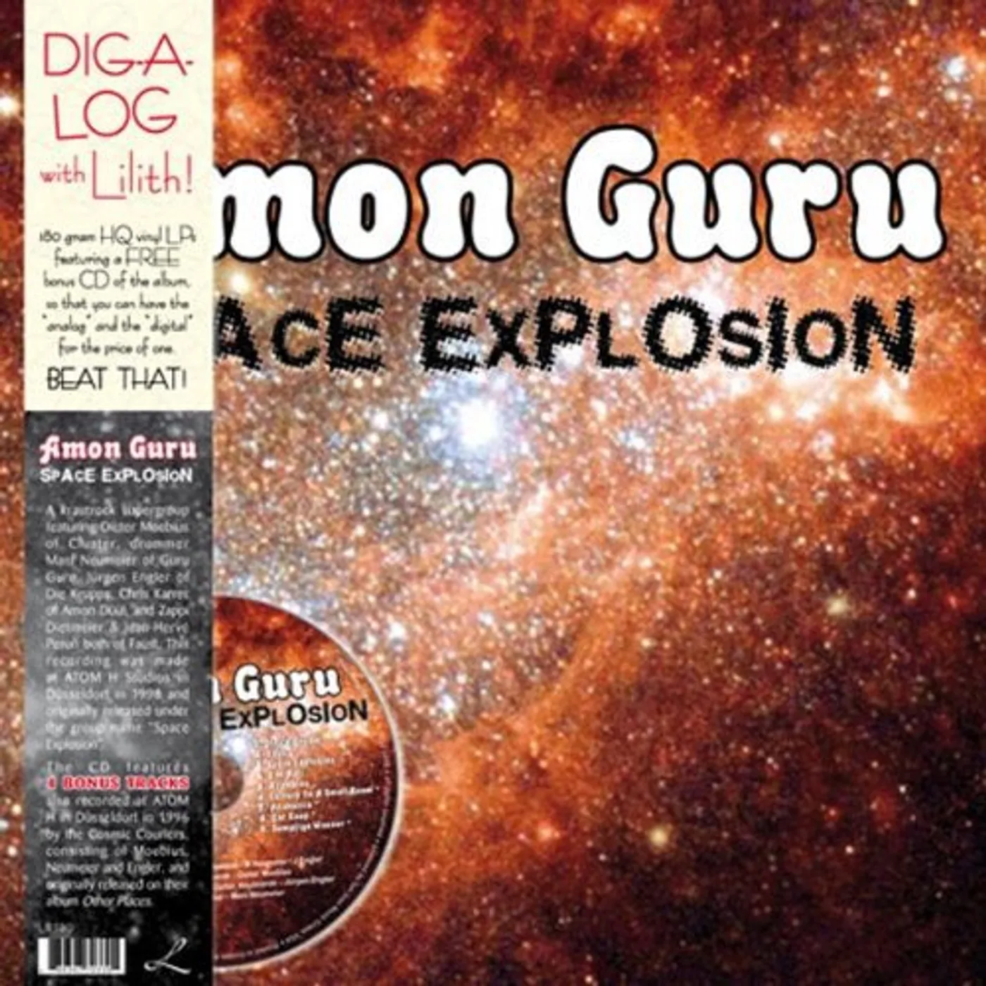 Amon Guru SPACE EXPLOSION Vinyl Record