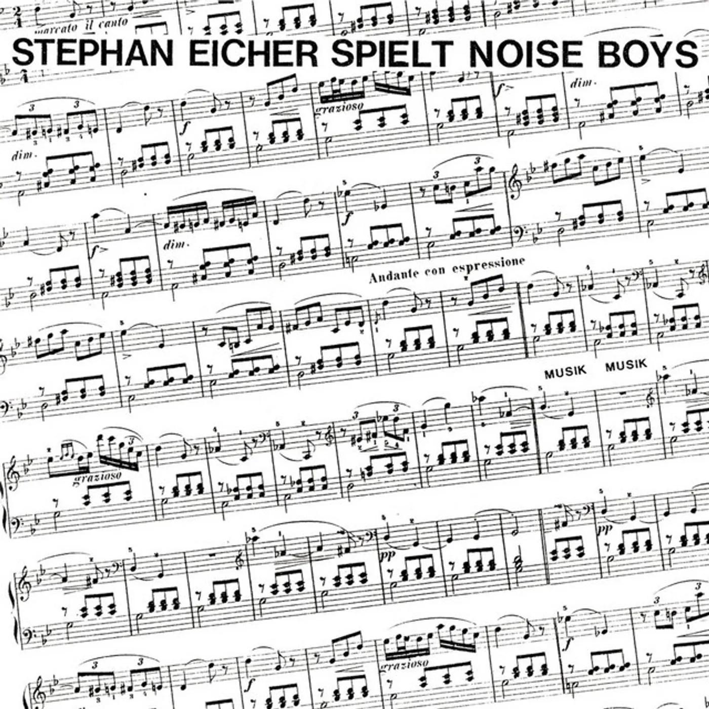 STEPHAN EICHER SPIELT NOISE BOYS Vinyl Record