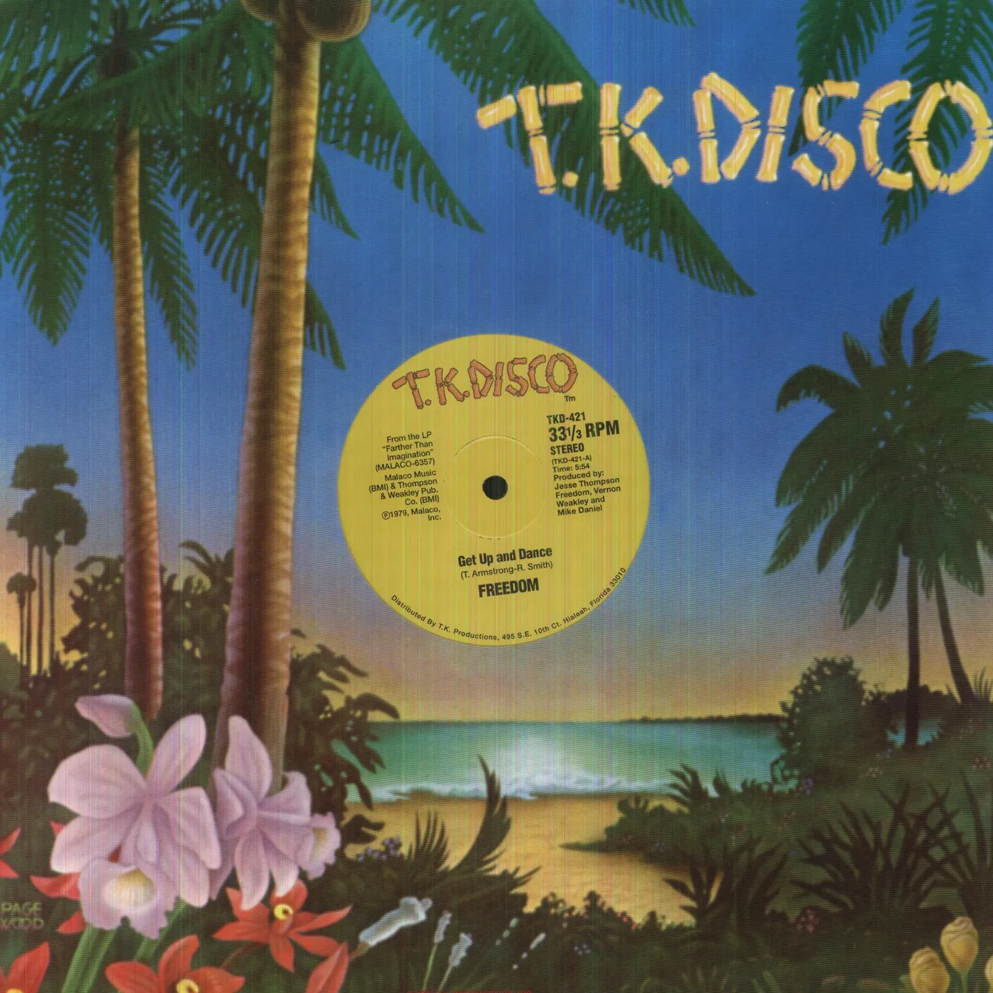 Freedom Get Up And Dance Vinyl Record