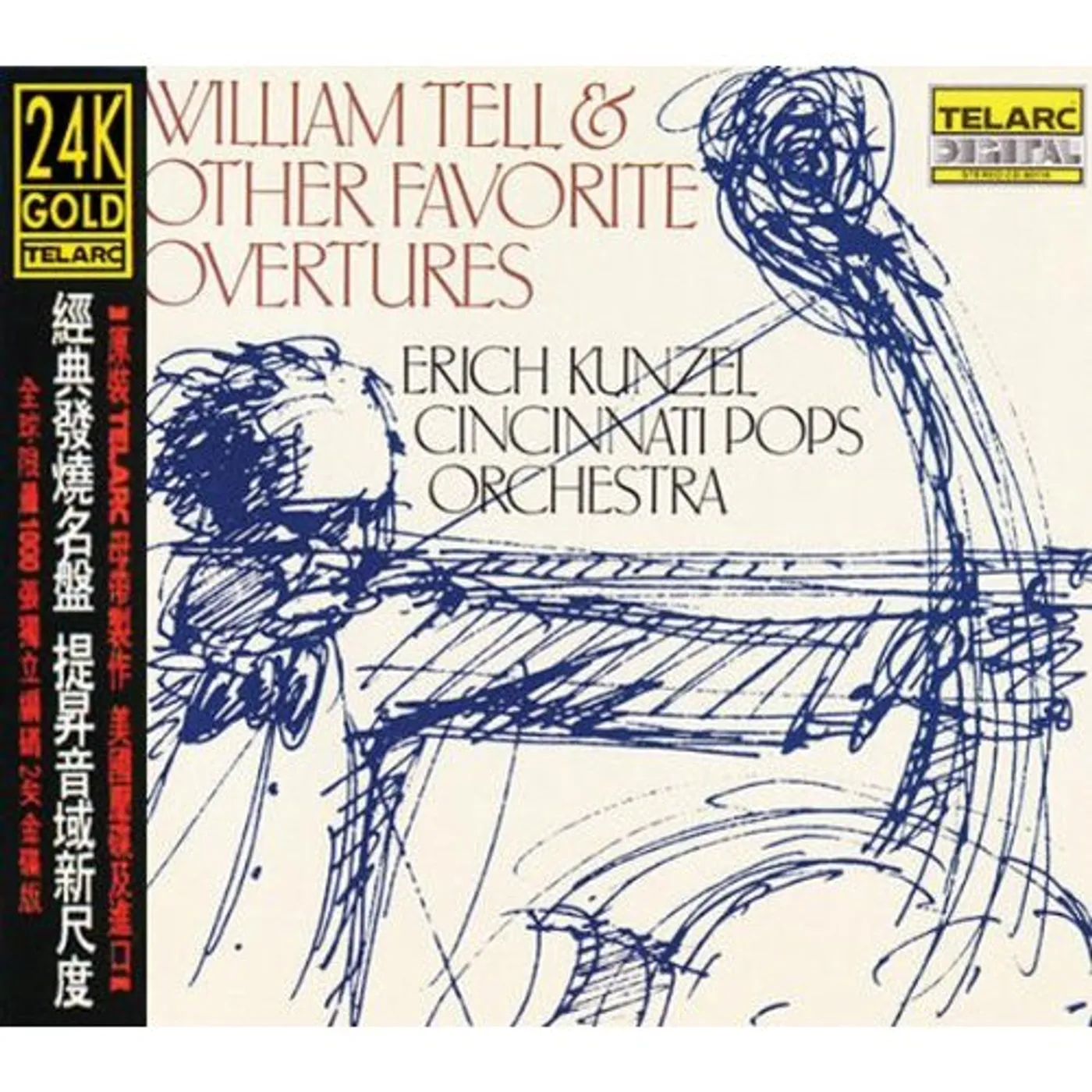 Cincinnati Pops Orchestra & Erich Kunzel WILLIAM TELL & OTHER FAVORITE OVERTURES CD