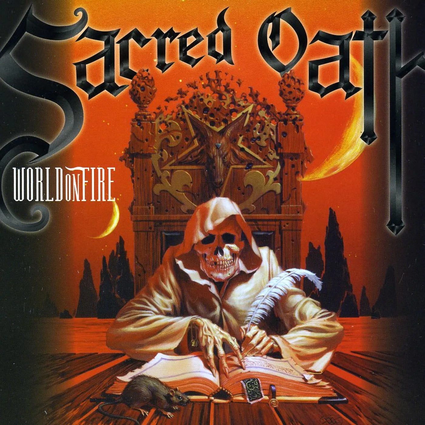 Sacred Oath WORLD ON FIRE CD