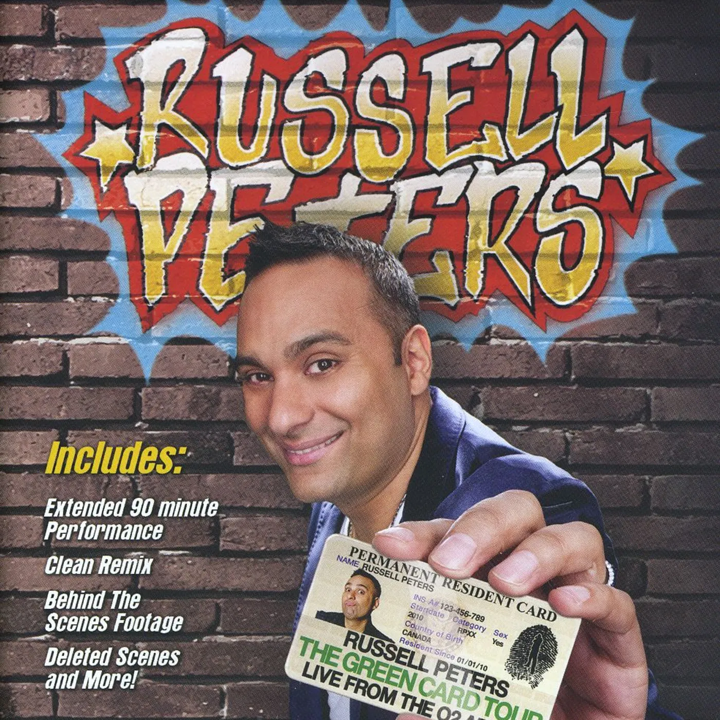 Russell Peters GREEN CARD TOUR: LIVE FROM THE O2 ARENA Blu-ray