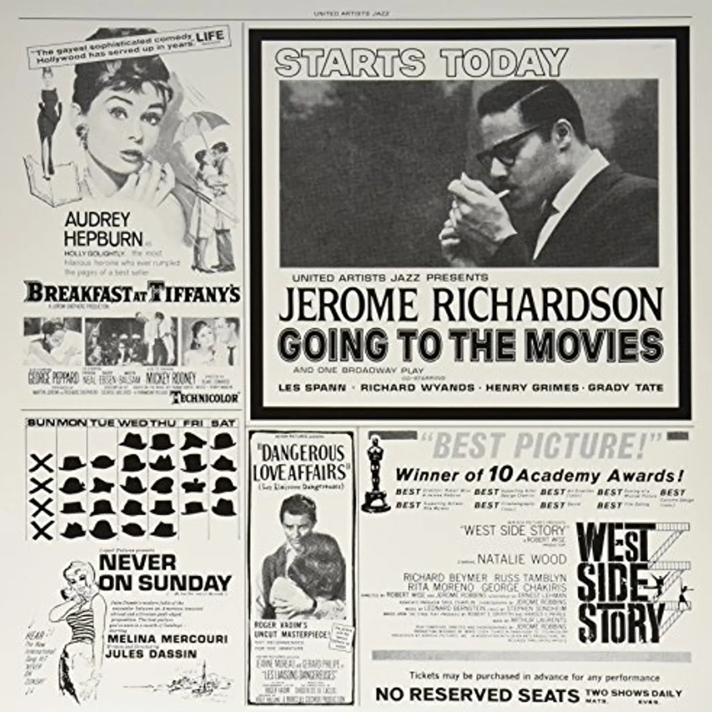 Jerome Richardson GOING TO THE MOVIES Vinyl Record