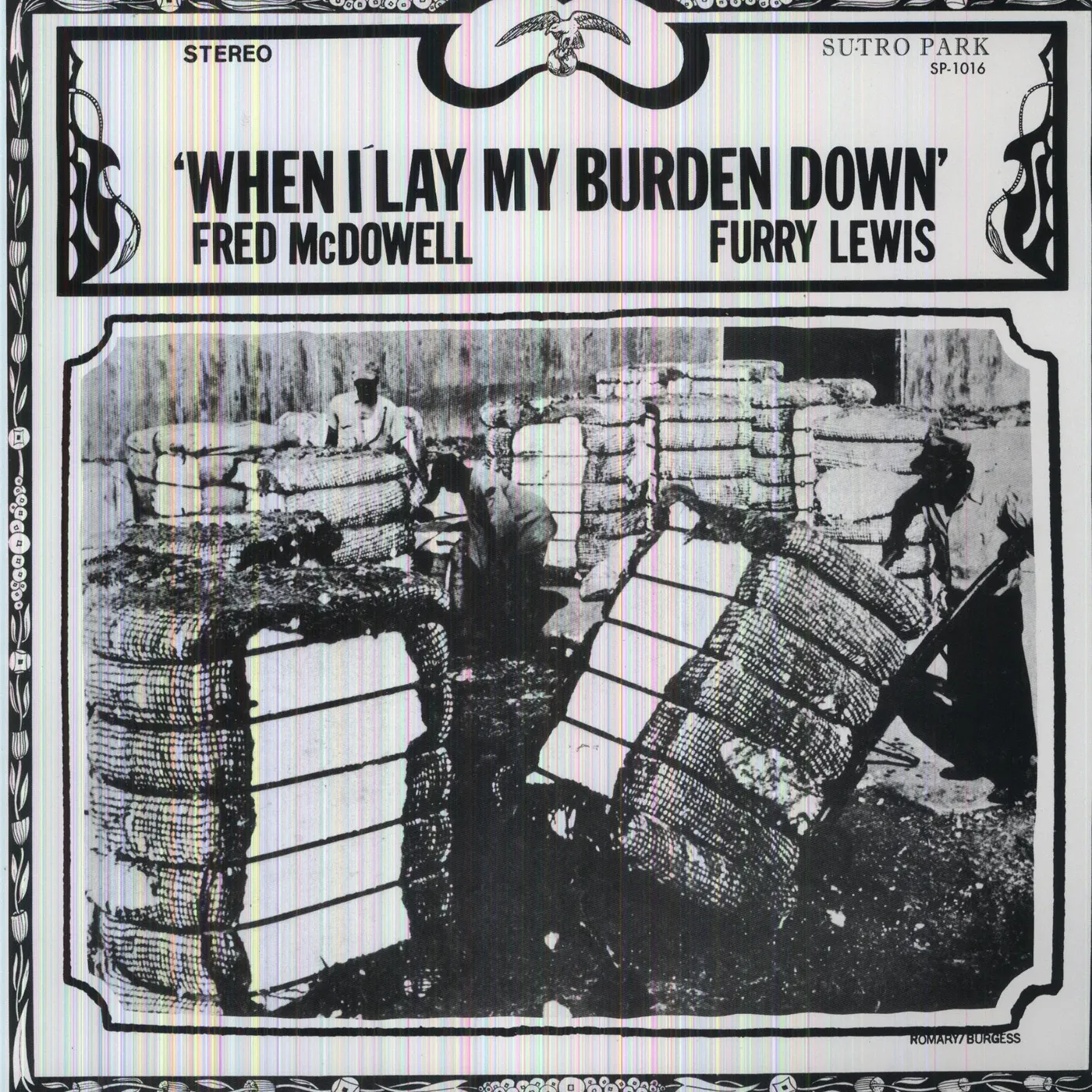 Fred / Furry Lewis Mcdowell When I Lay My Burden Down Vinyl Record