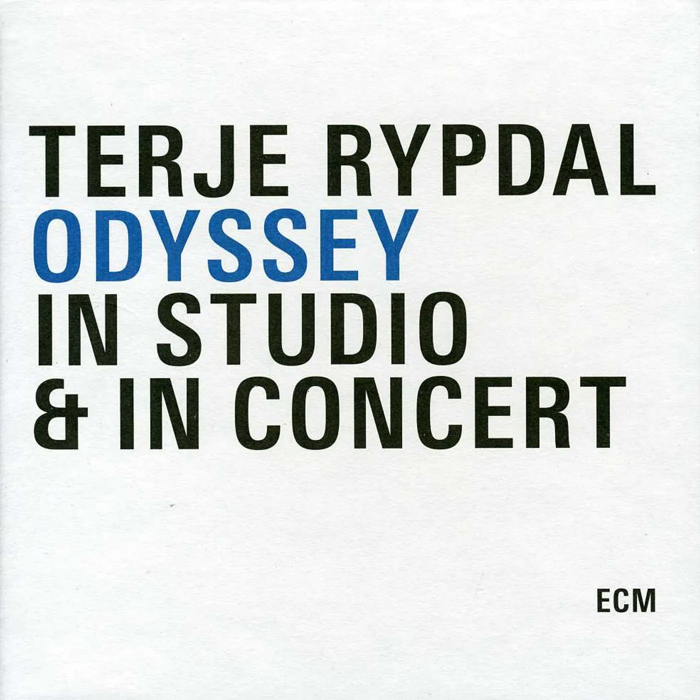 Terje Rypdal ODYSSEY: IN STUDIO & IN CONCERT CD
