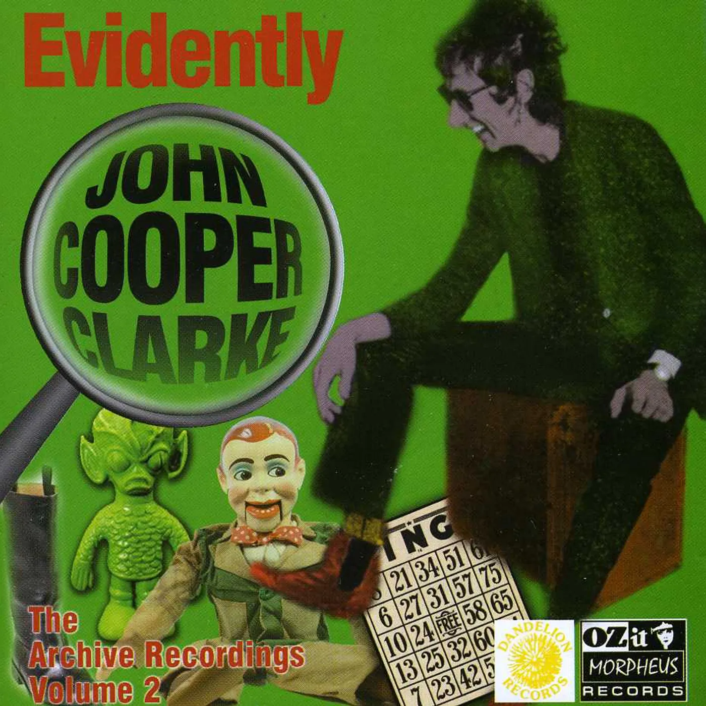 EVIDENTLY JOHN COOPER CLARKE 2 CD