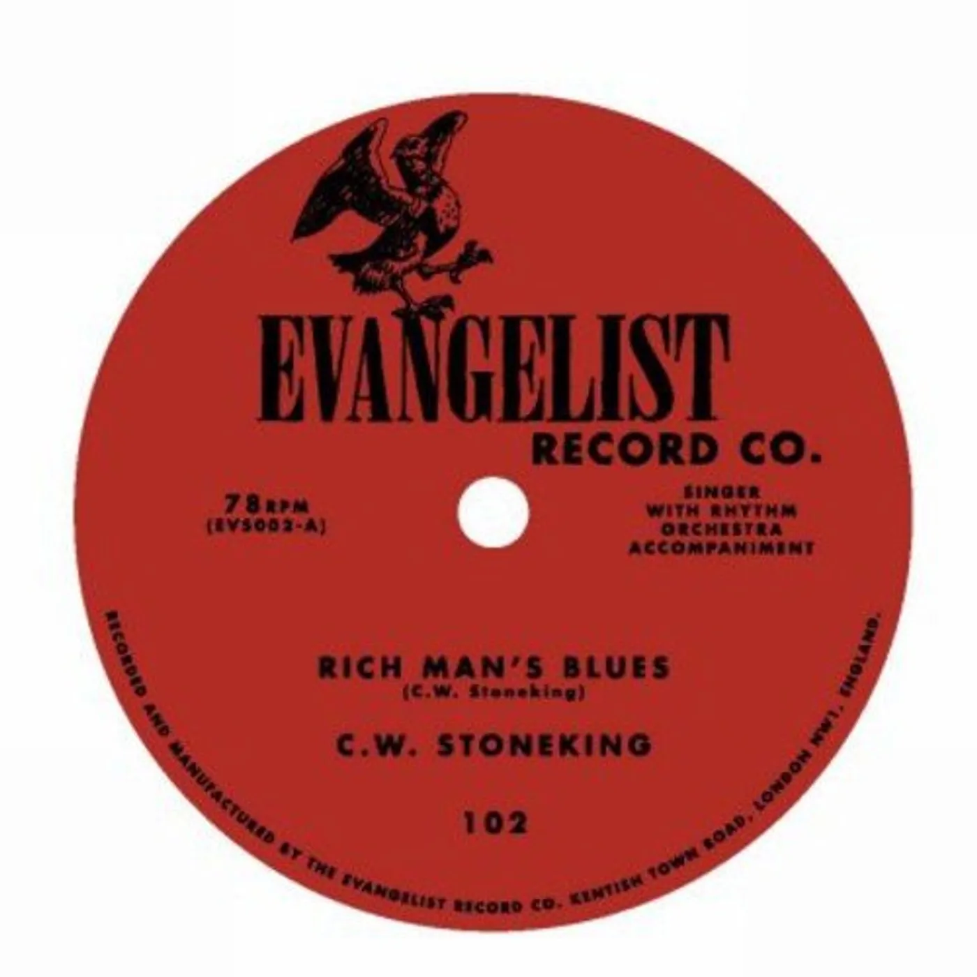 C.W. Stoneking RICH MANS BLUES Vinyl Record