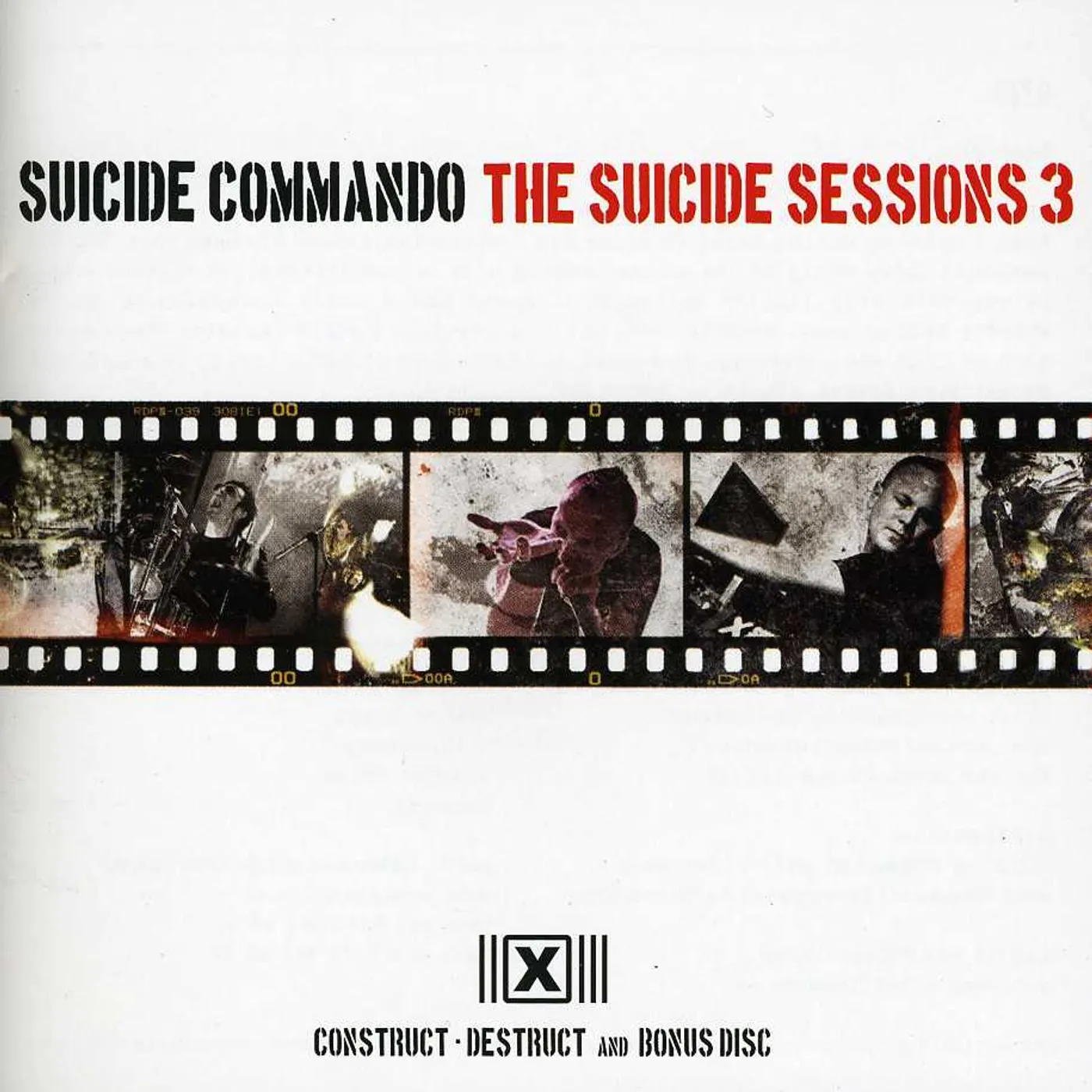Suicide Commando SUICIDE SESSIONS 3 (CONSTRUCT-DESTRUCT+BONUS) CD