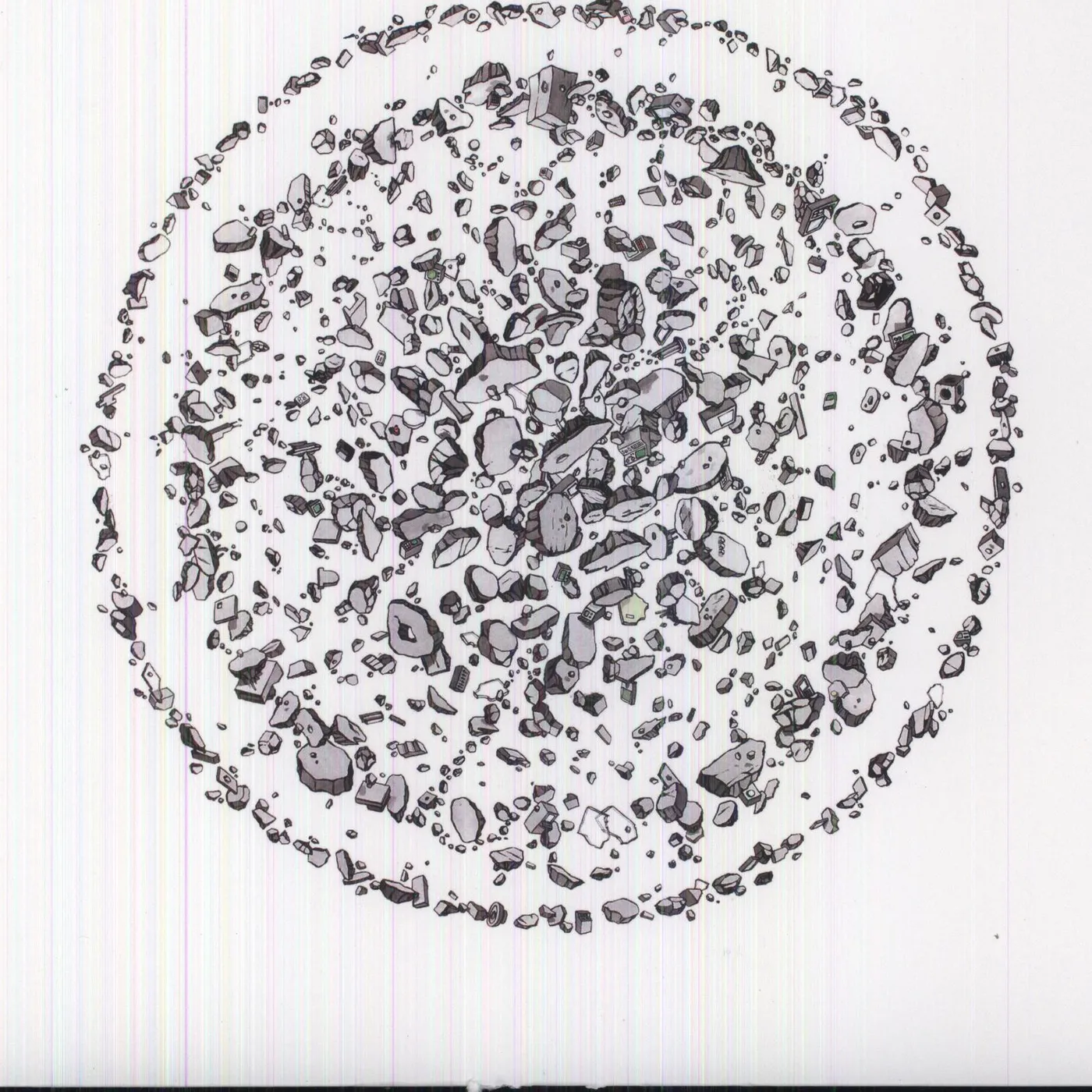 Golden Retriever Occupied with the Unspoken Vinyl Record