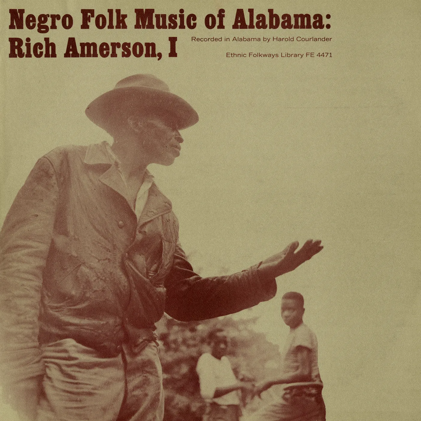 Rich Amerson NEGRO FOLK MUSIC OF ALABAMA 3 CD