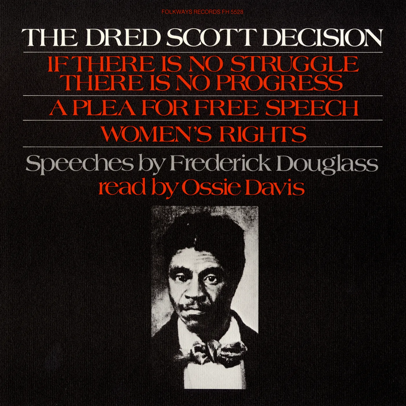 Ossie Davis FREDERICK DOUGLASS' SPEECHES DRED SCOTT DECISION CD