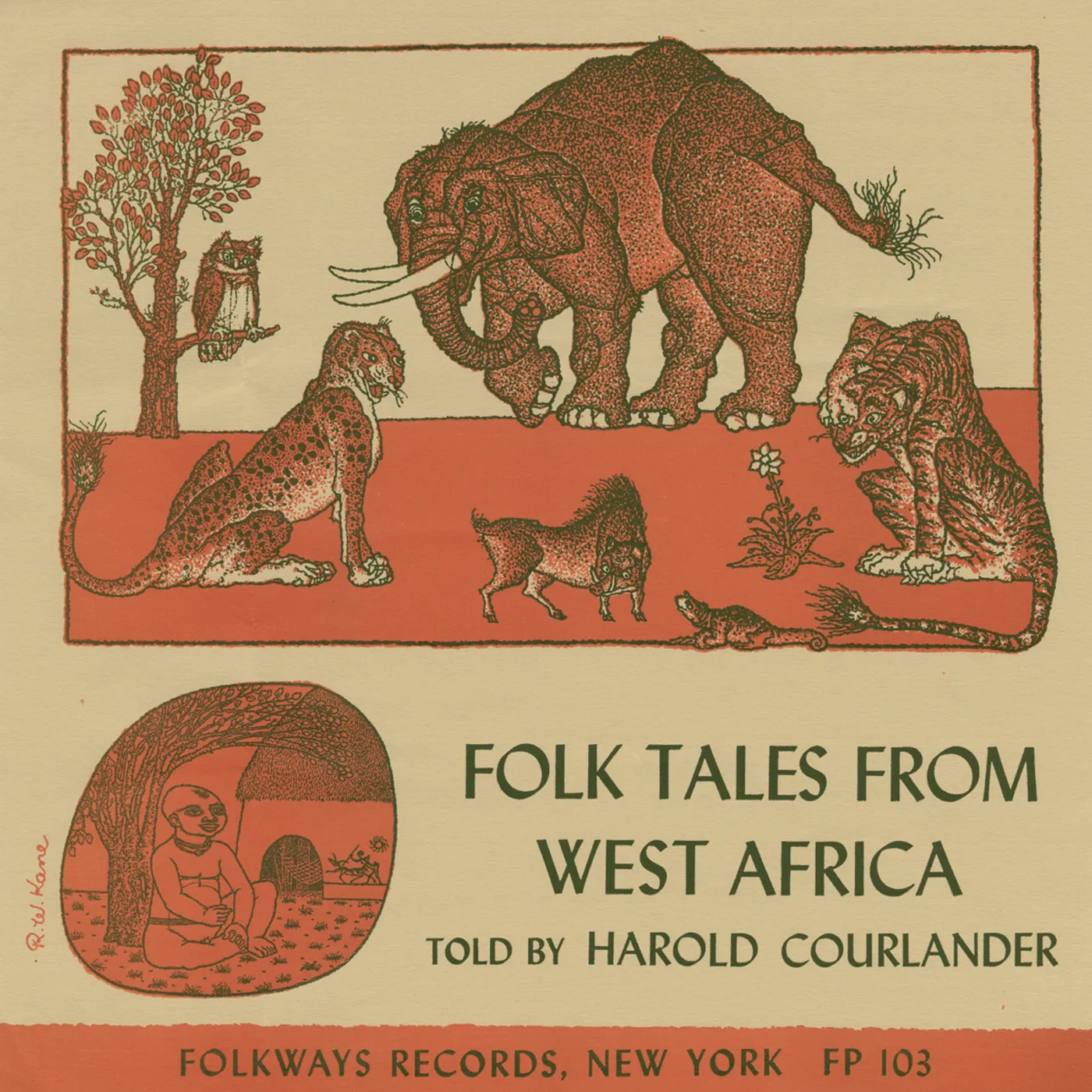 Harold Courlander FOLK TALES FROM WEST AFRICA CD