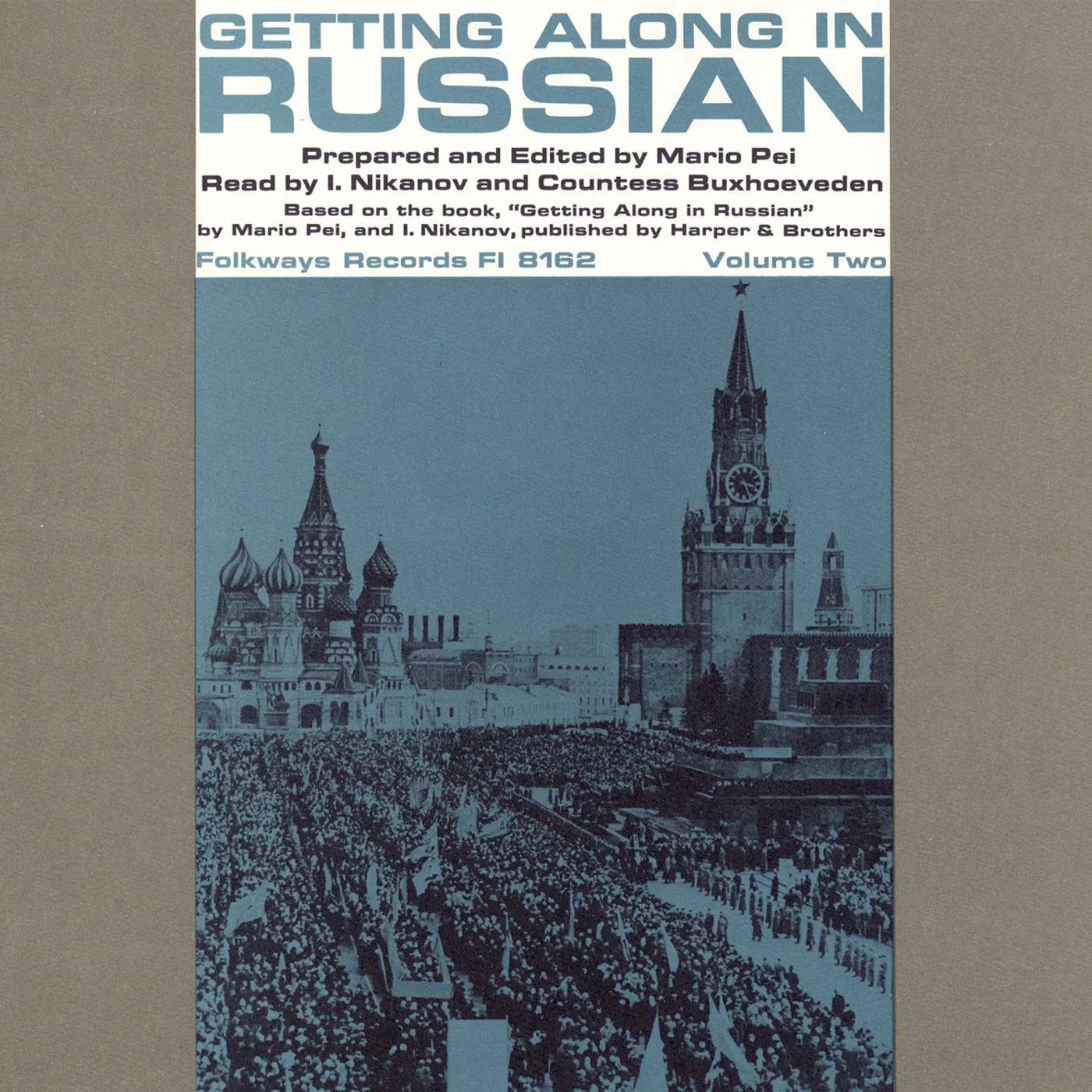 Mario Pei GETTING ALONG IN RUSSIAN VOL. 2 CD