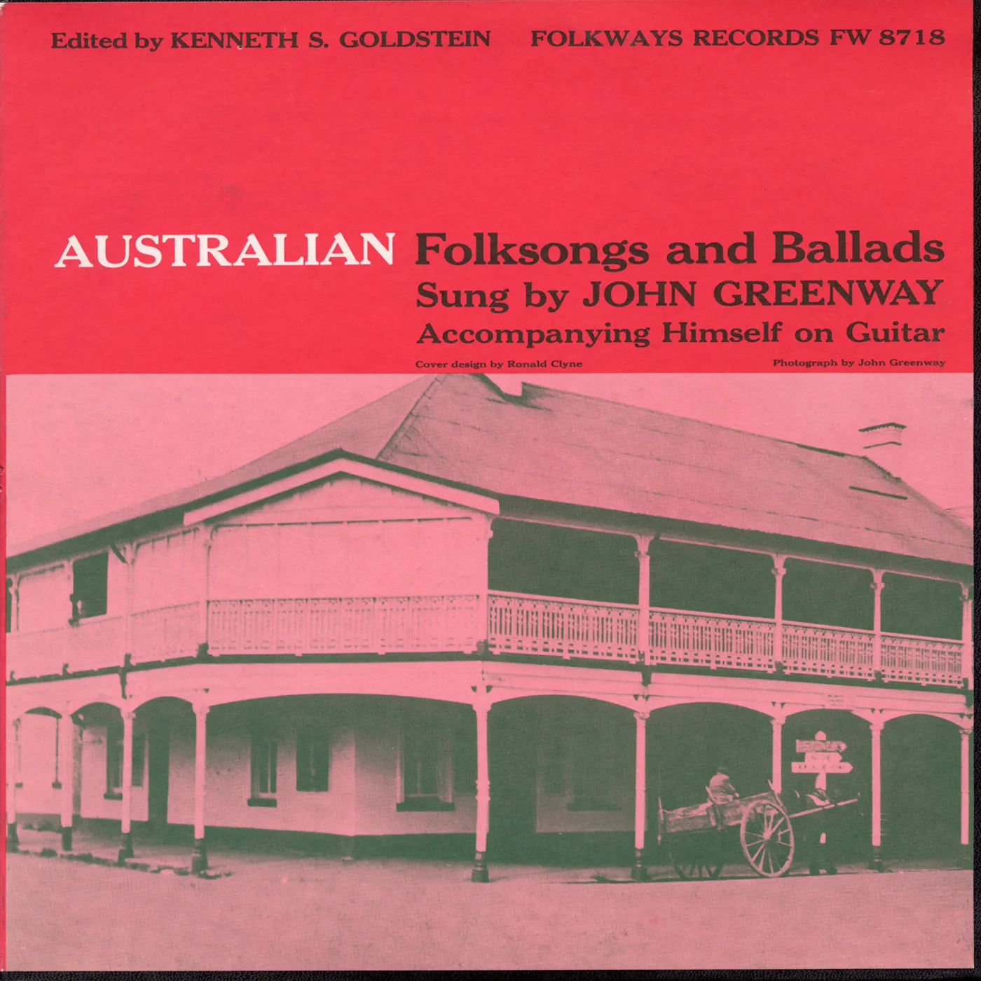 John Greenway AUSTRALIAN FOLKSONGS AND BALLADS CD