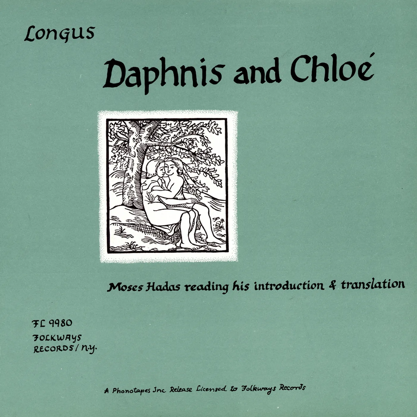 LONGUS - DAPHNIS AND CHLOE: MOSES HADAS CD