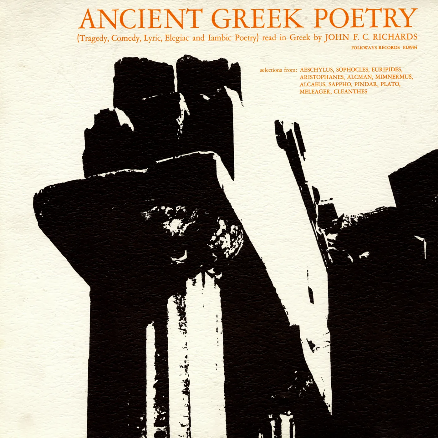 John F.C. Richards ANCIENT GREEK POETRY: TRAGEDY COMEDY CD