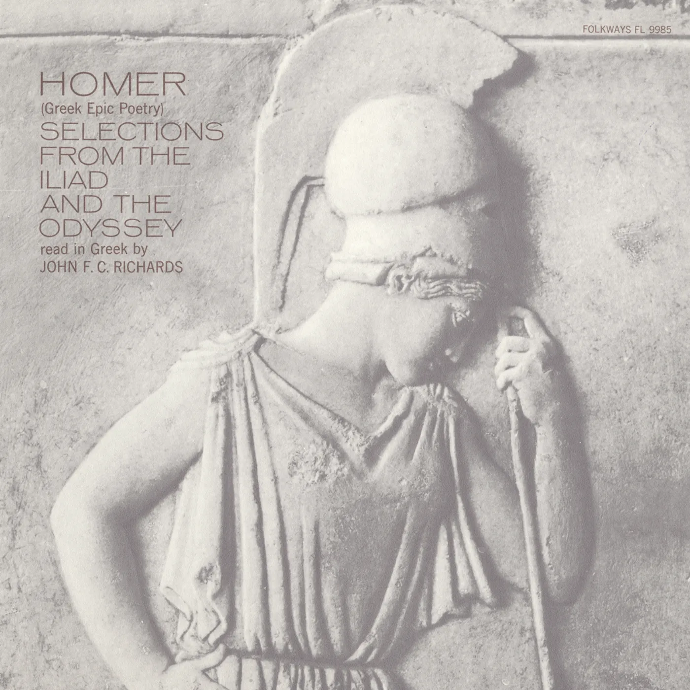 John F.C. Richards HOMER - GREEK EPIC POETRY CD