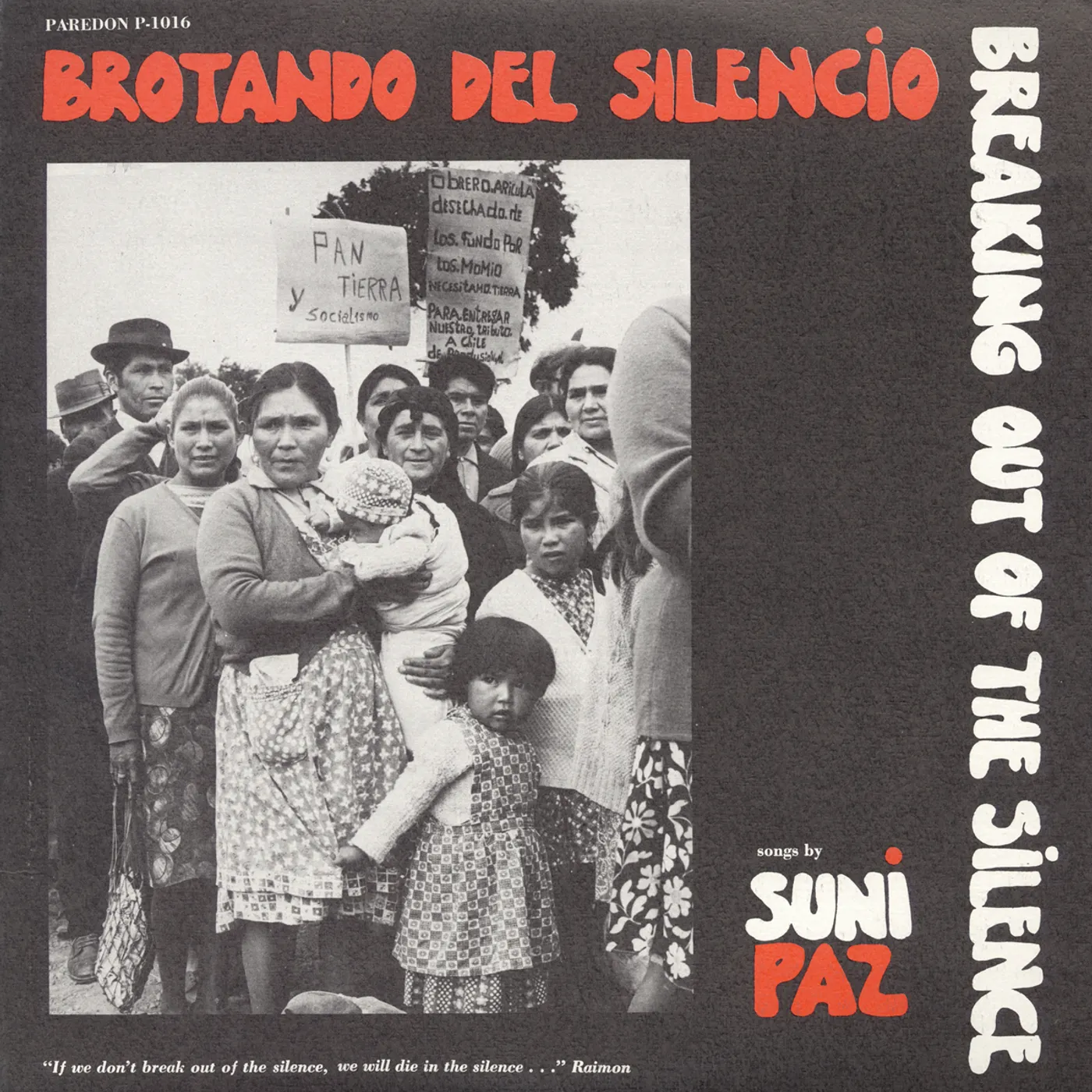 Suni Paz BROTANDO DEL SILENCIO - BREAKING OUT OF SCLENCE CD