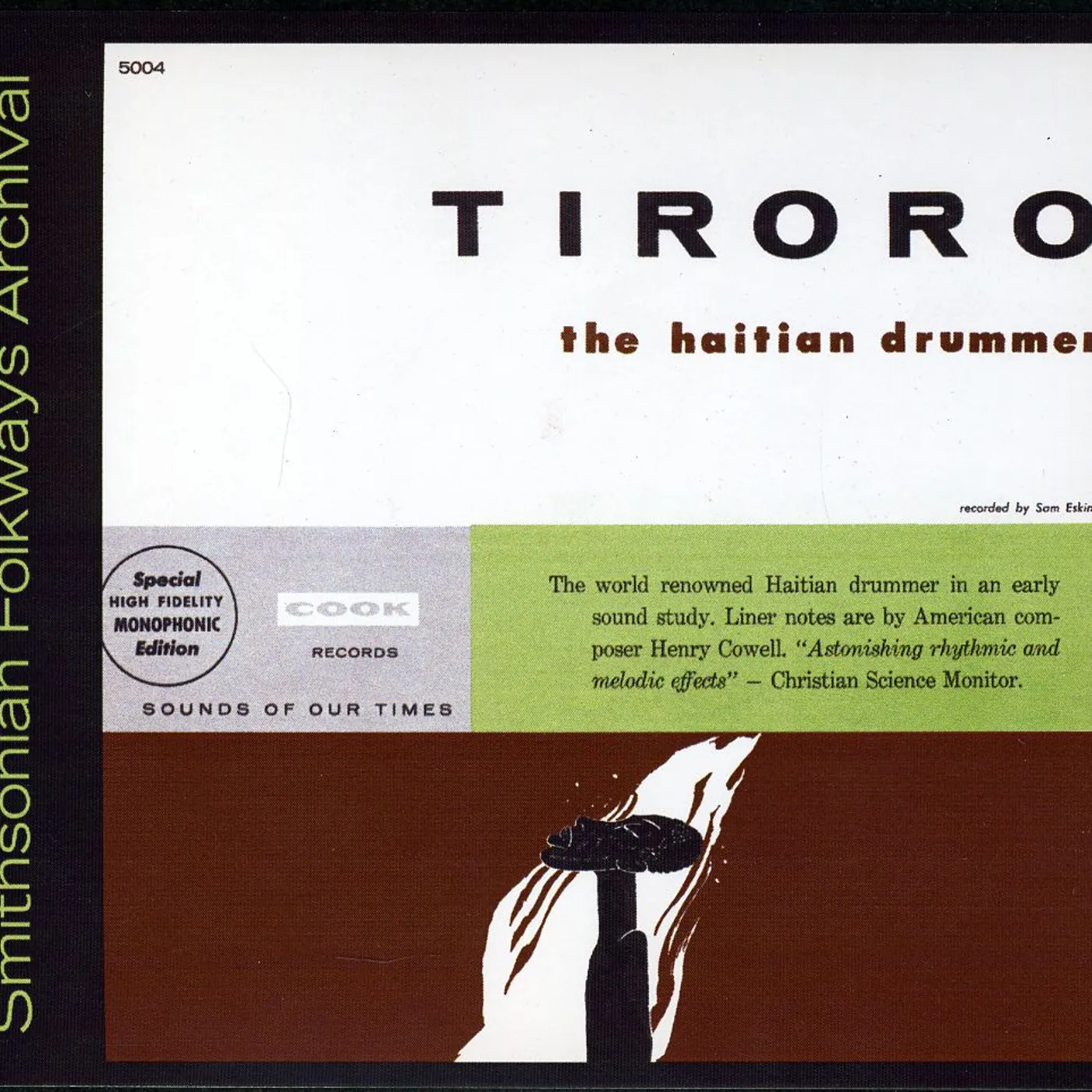 TIRORO THE HAITIAN DRUMMER CD