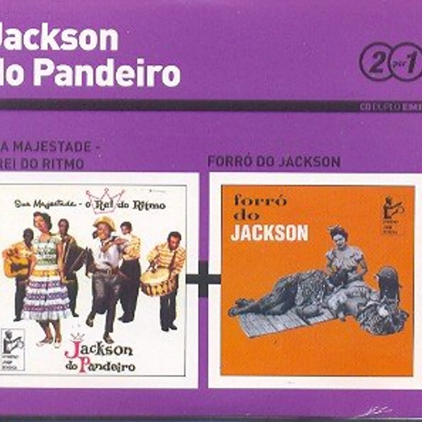 Jackson Do Pandeiro SUA MAJESTADE REI DO RITMO / FORRO DO JACKSON CD
