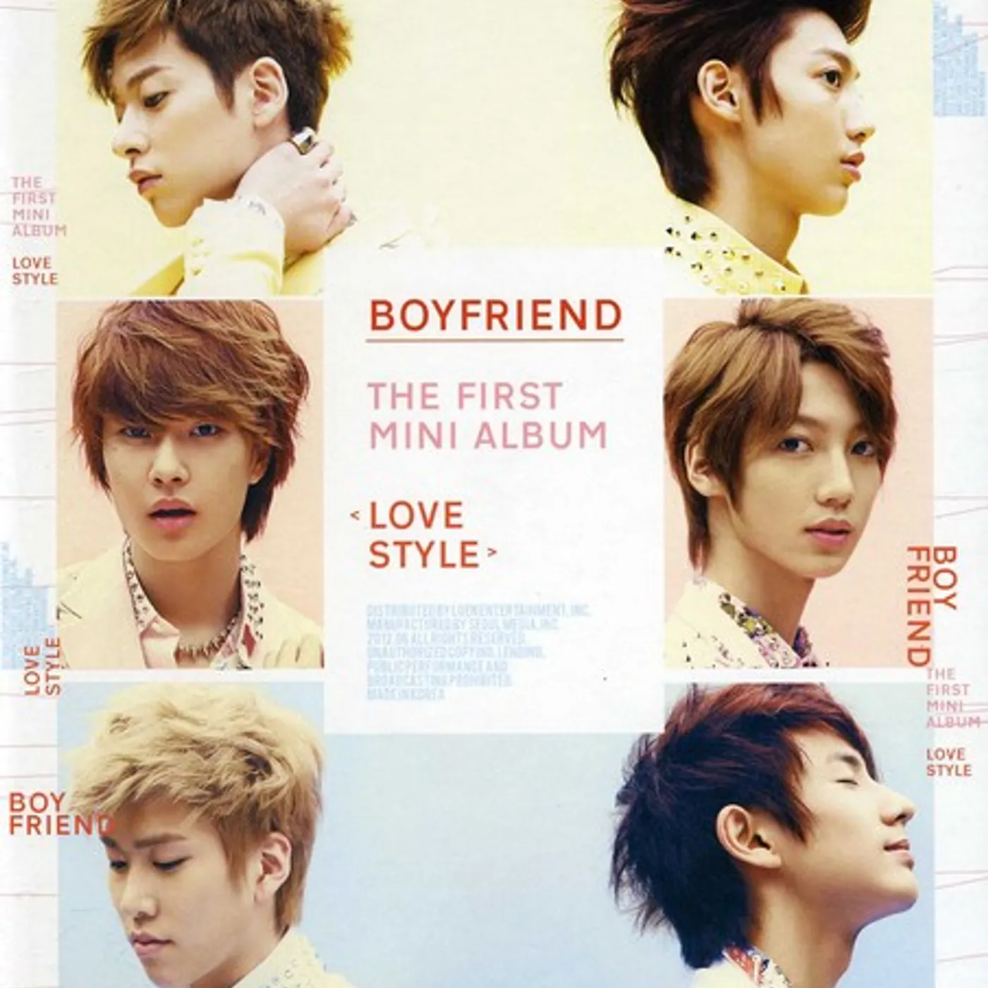 BOYFRIEND LOVE STYLE CD