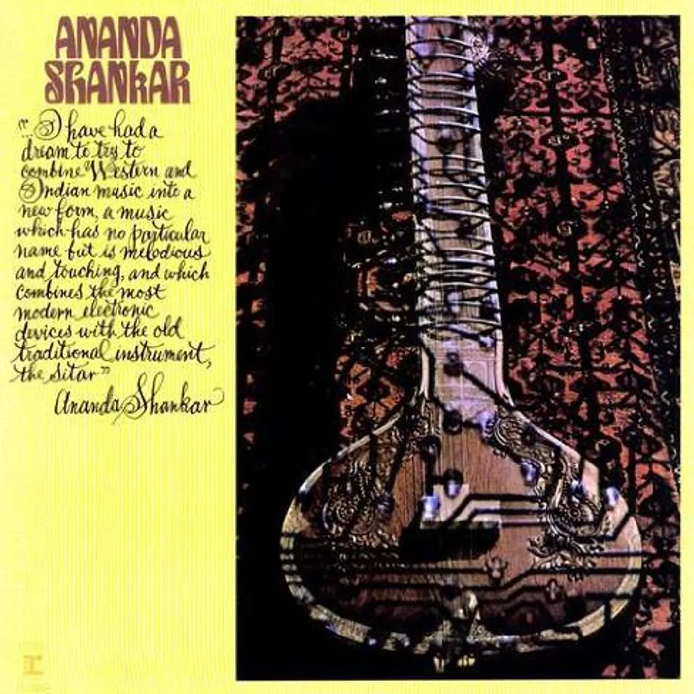 ANANDA SHANKAR Vinyl Record