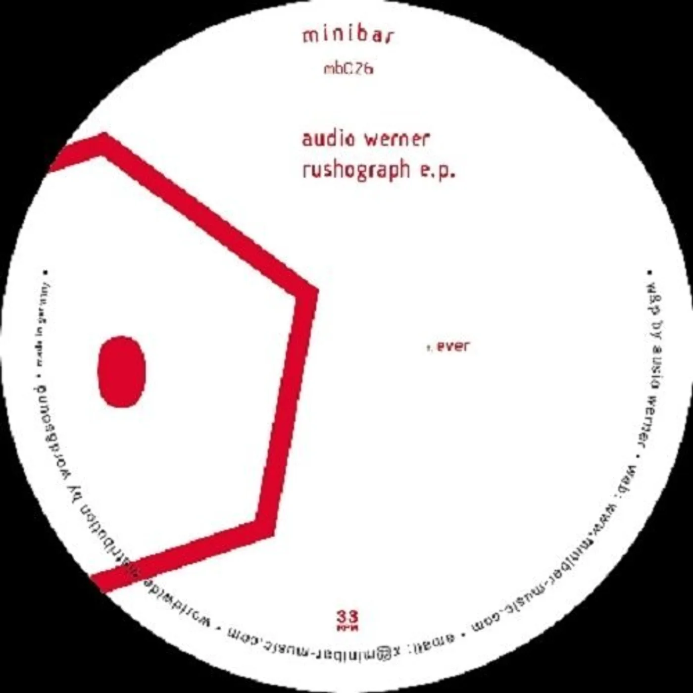 Audio Werner RUSHOGRAPH Vinyl Record