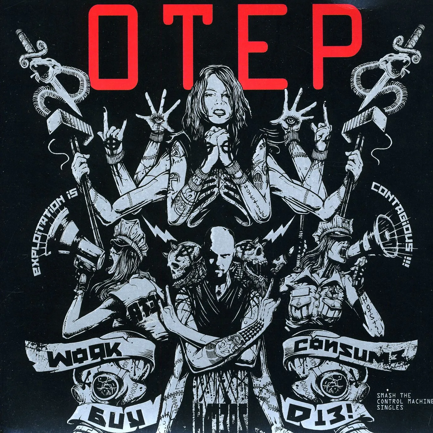 Otep Smash The Control Machine Singles Vinyl Record