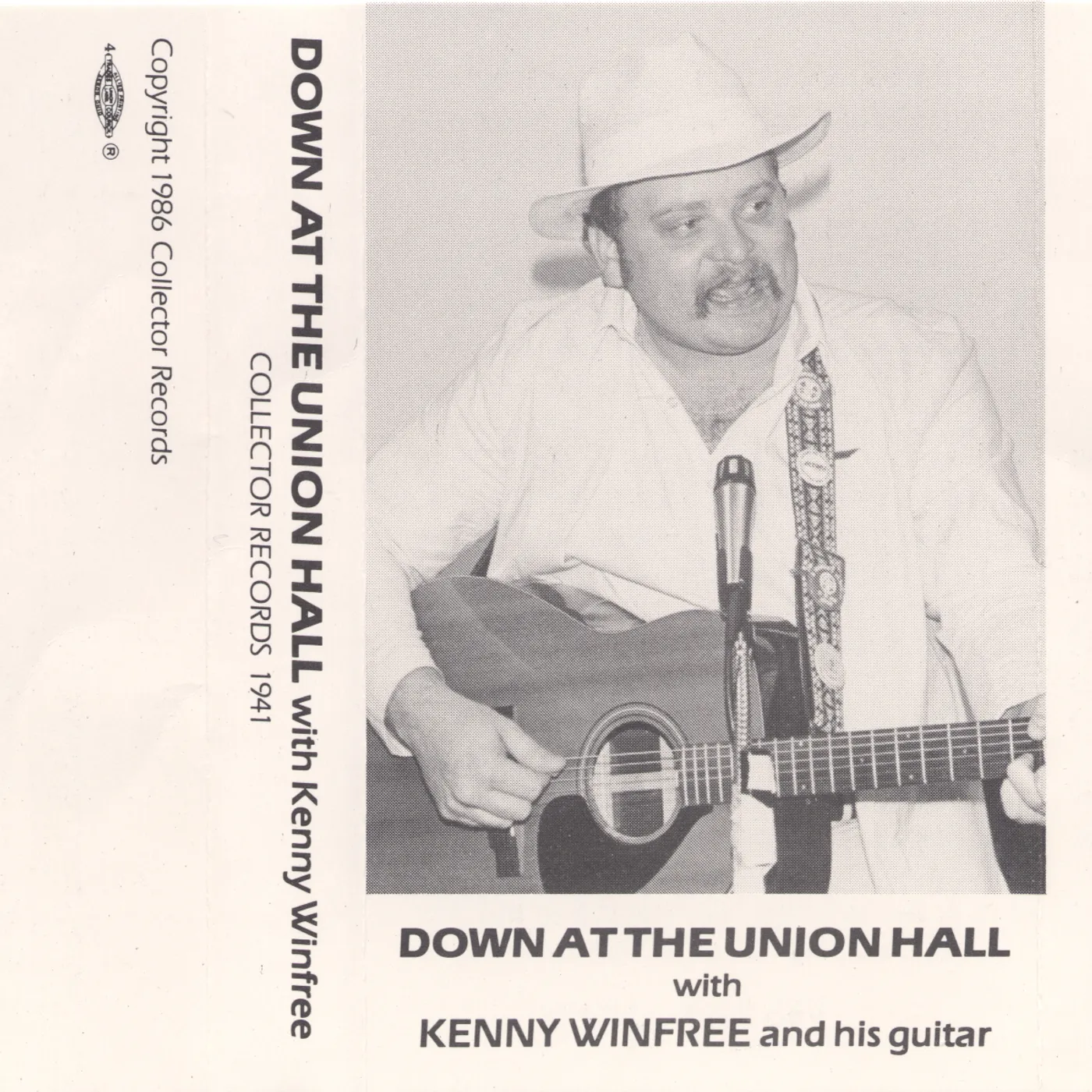 Kenny Winfree DOWN AT THE UNION HALL CD