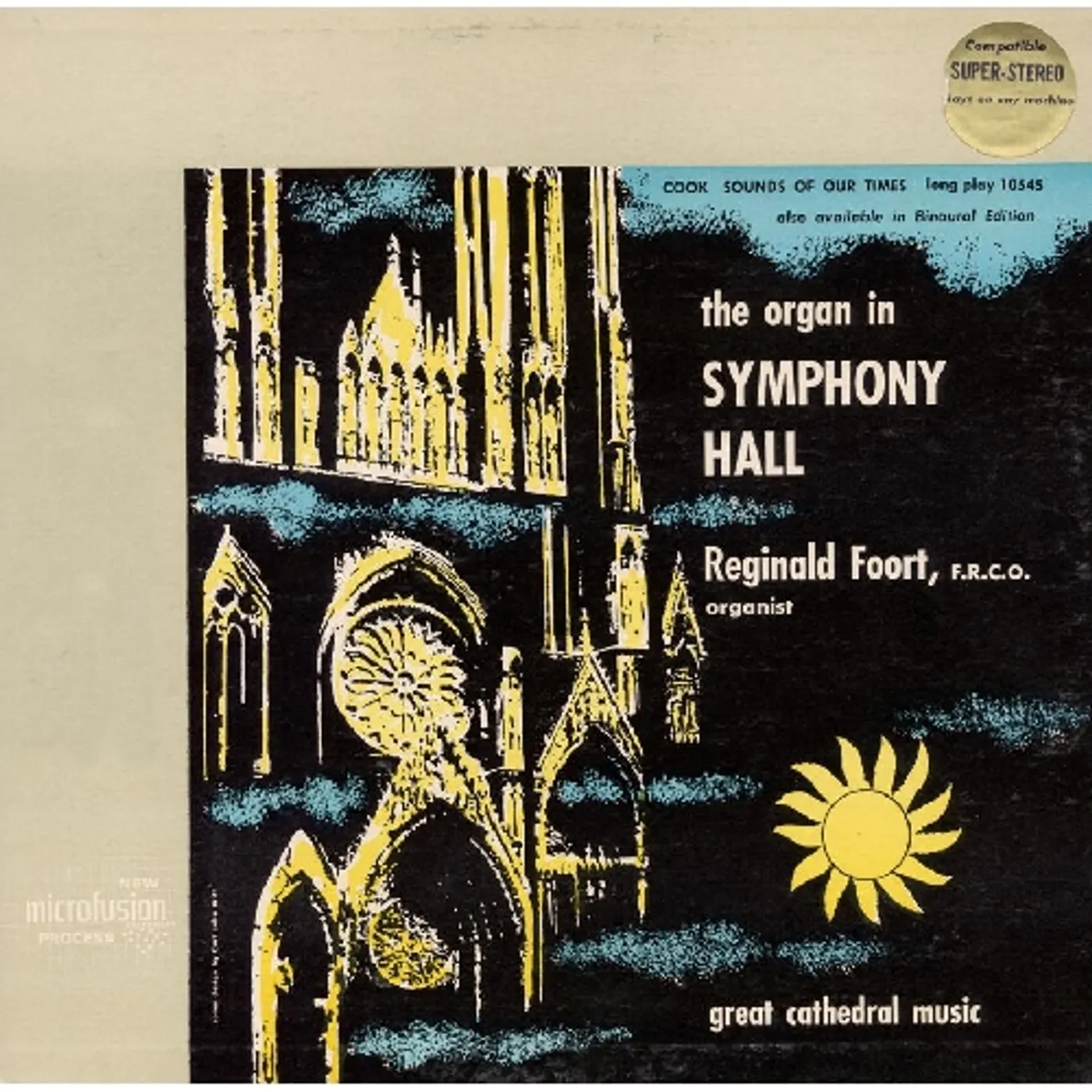 Reginald Foort THE ORGAN IN SYMPHONY HALL CD