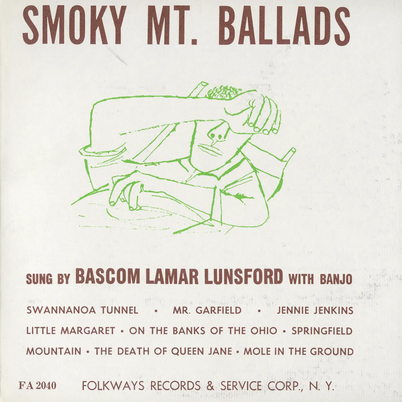 Bascom Lamar Lunsford SMOKY MOUNTAIN BALLADS CD