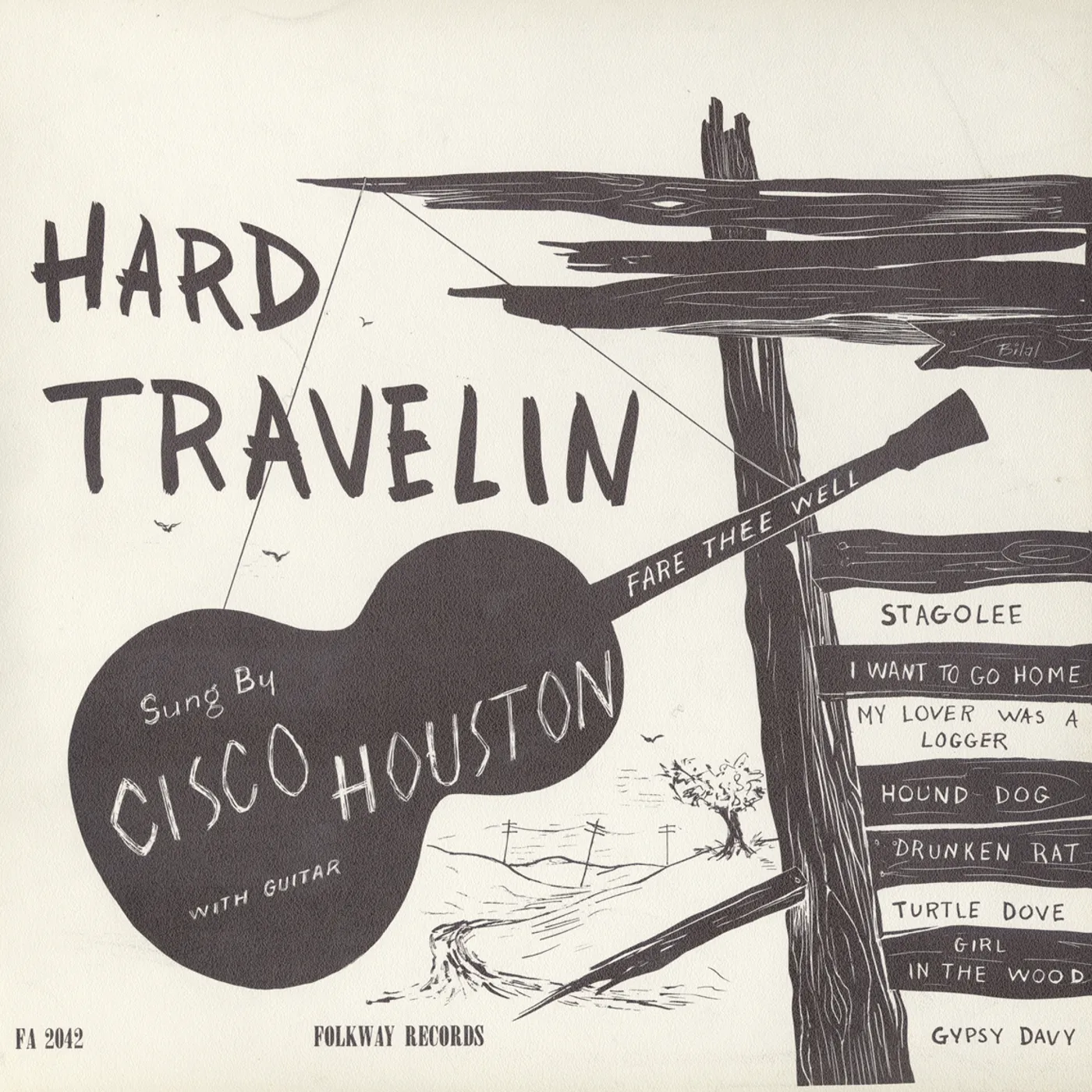 Cisco Houston HARD TRAVELIN' CD