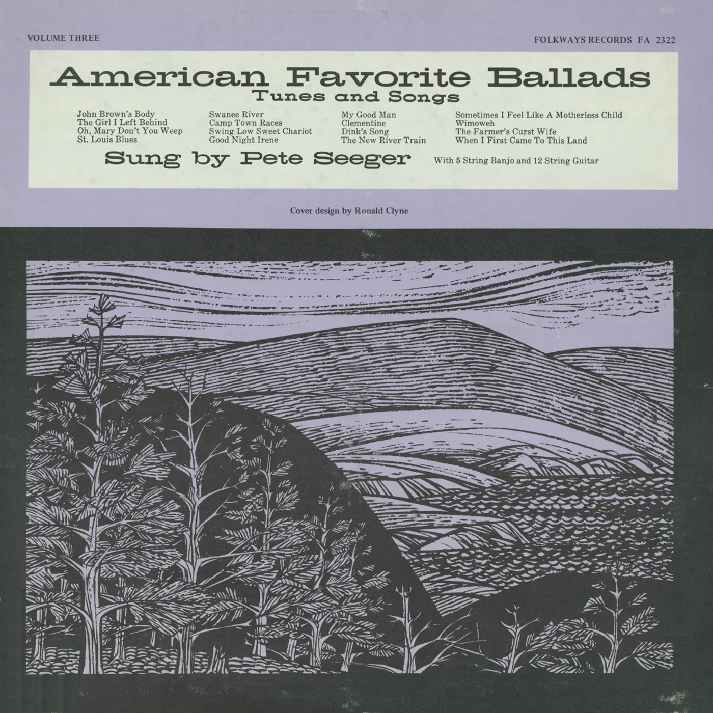 Pete Seeger AMERICAN FAVORITE BALLADS VOL. 3 CD