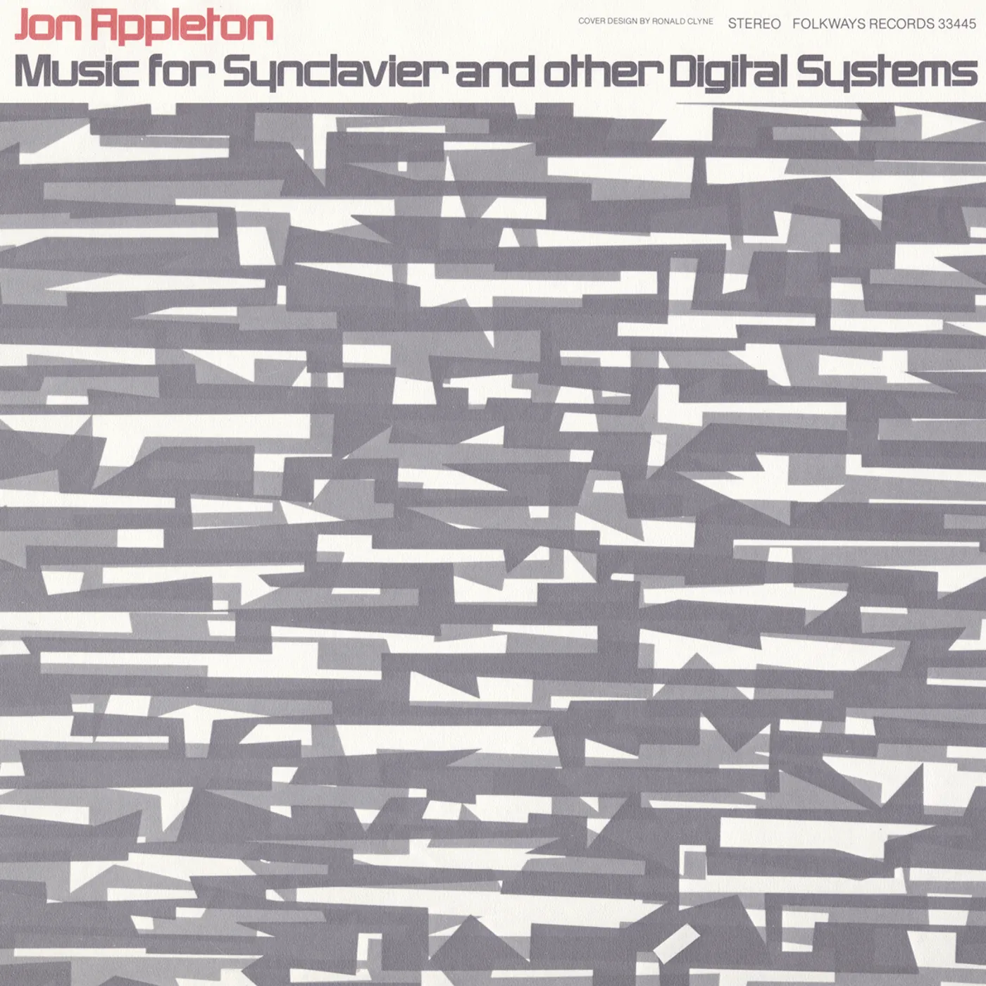 Jon Appleton MUSIC FOR SYNCLAVIER AND OTHER DIGITAL SYSTEMS CD