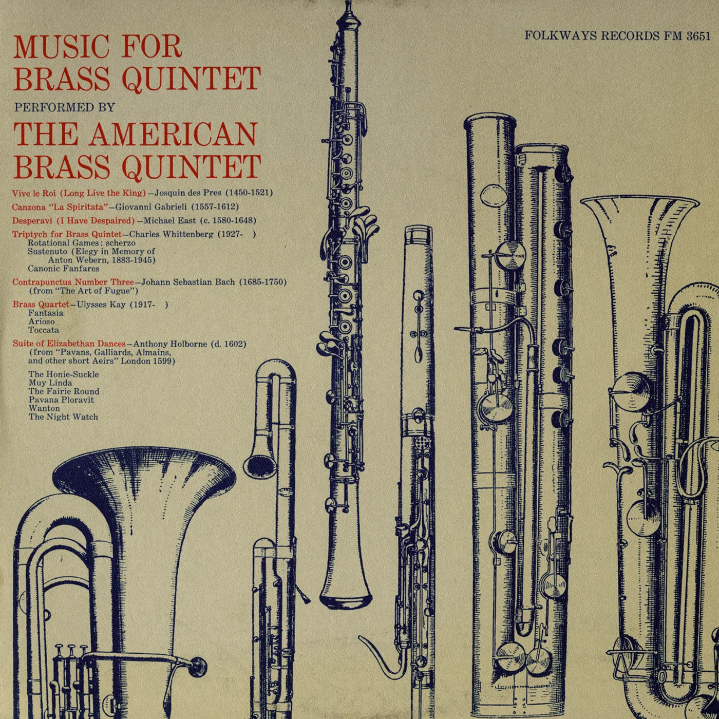 American Brass Quintet MUSIC FOR BRASS QUINTET CD