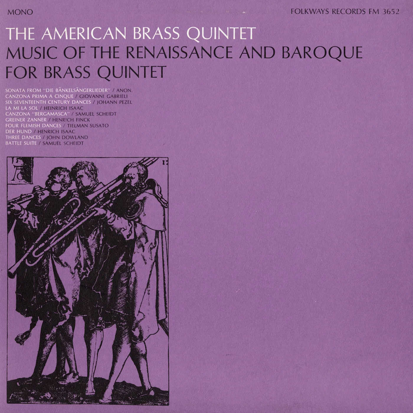 American Brass Quintet MUSIC OF RENAISSANCE & BAROQUE FOR BRASS QUINTET CD