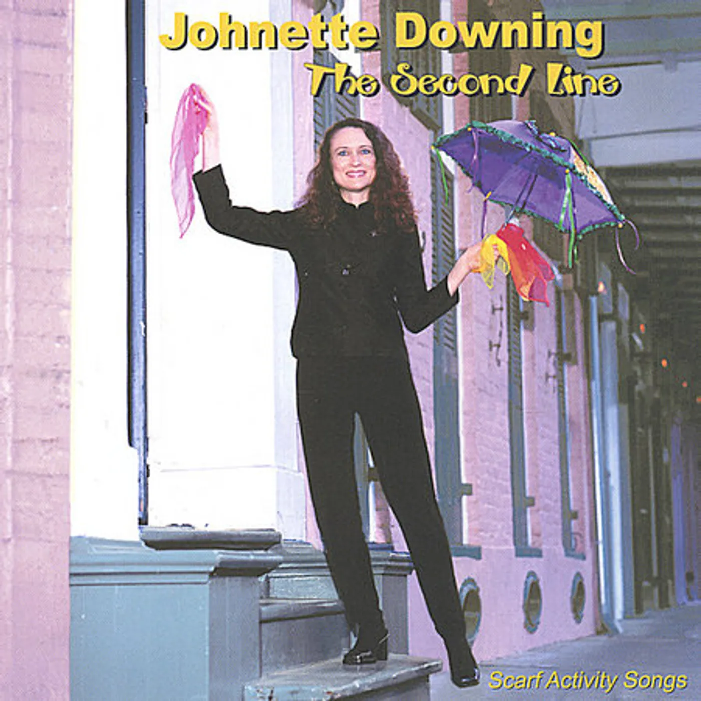 Johnette Downing THE SECOND LINE - SCARF ACTIVITY SONGS CD