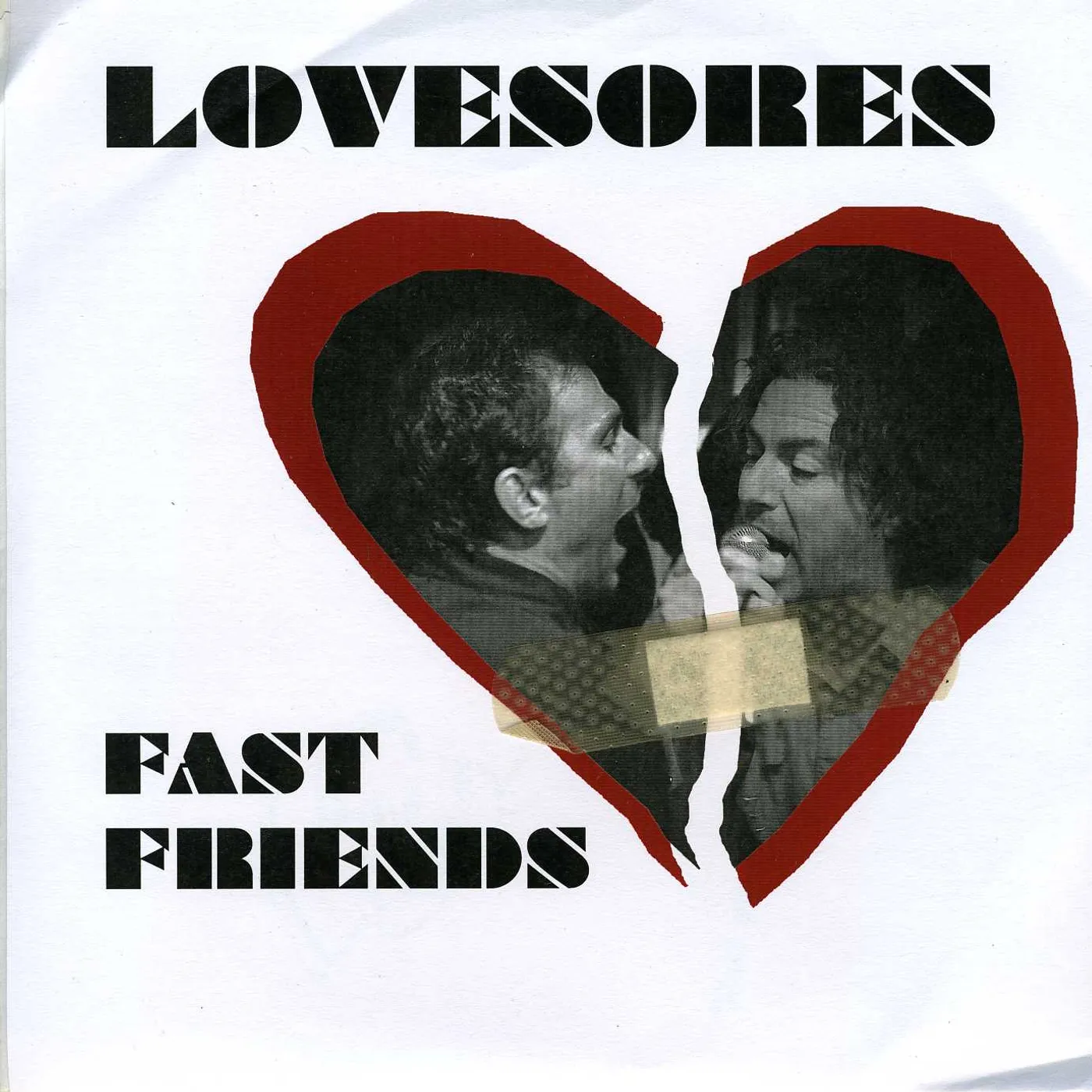 The Lovesores FAST FRIENDS / RED ALERT Vinyl Record