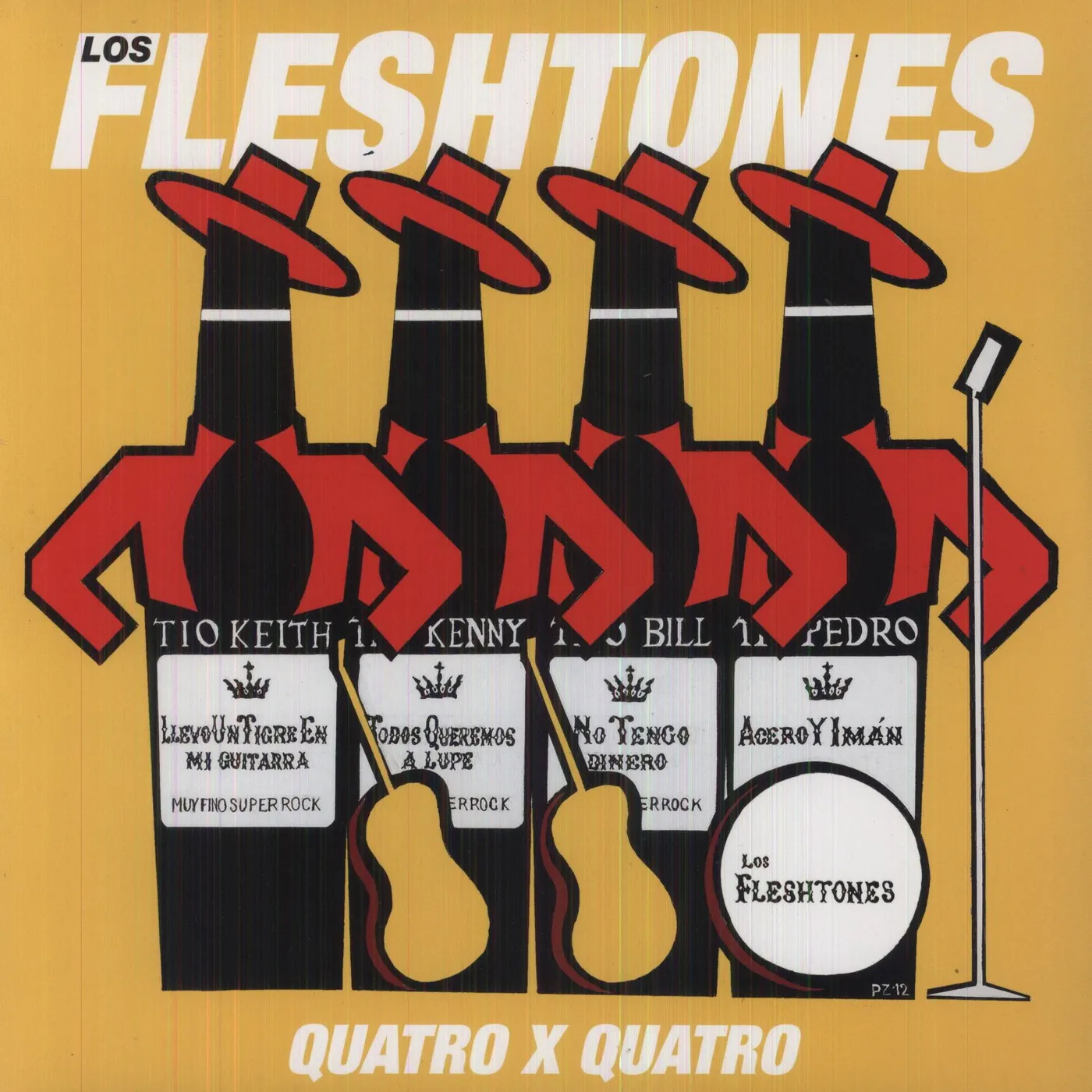 The Fleshtones Quatro x Quatro Vinyl Record