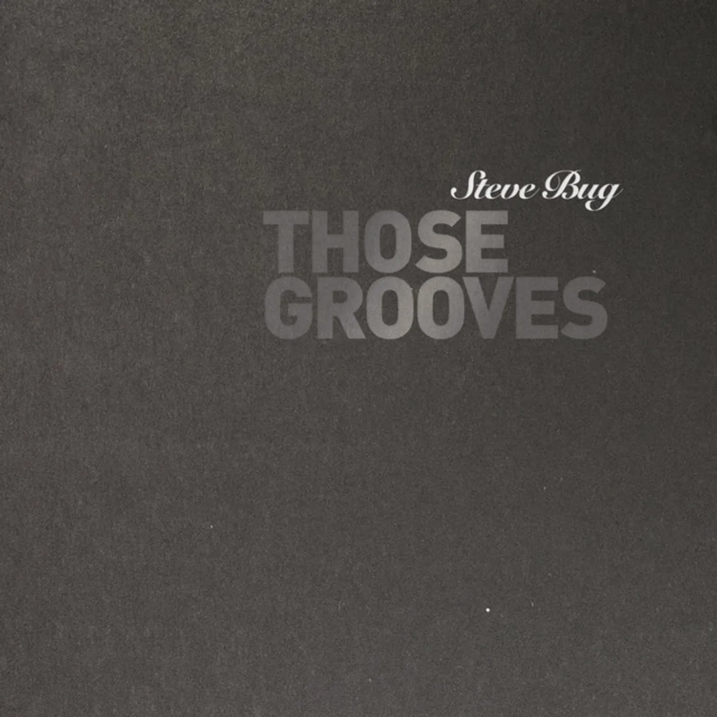 Steve Bug Those Grooves Vinyl Record
