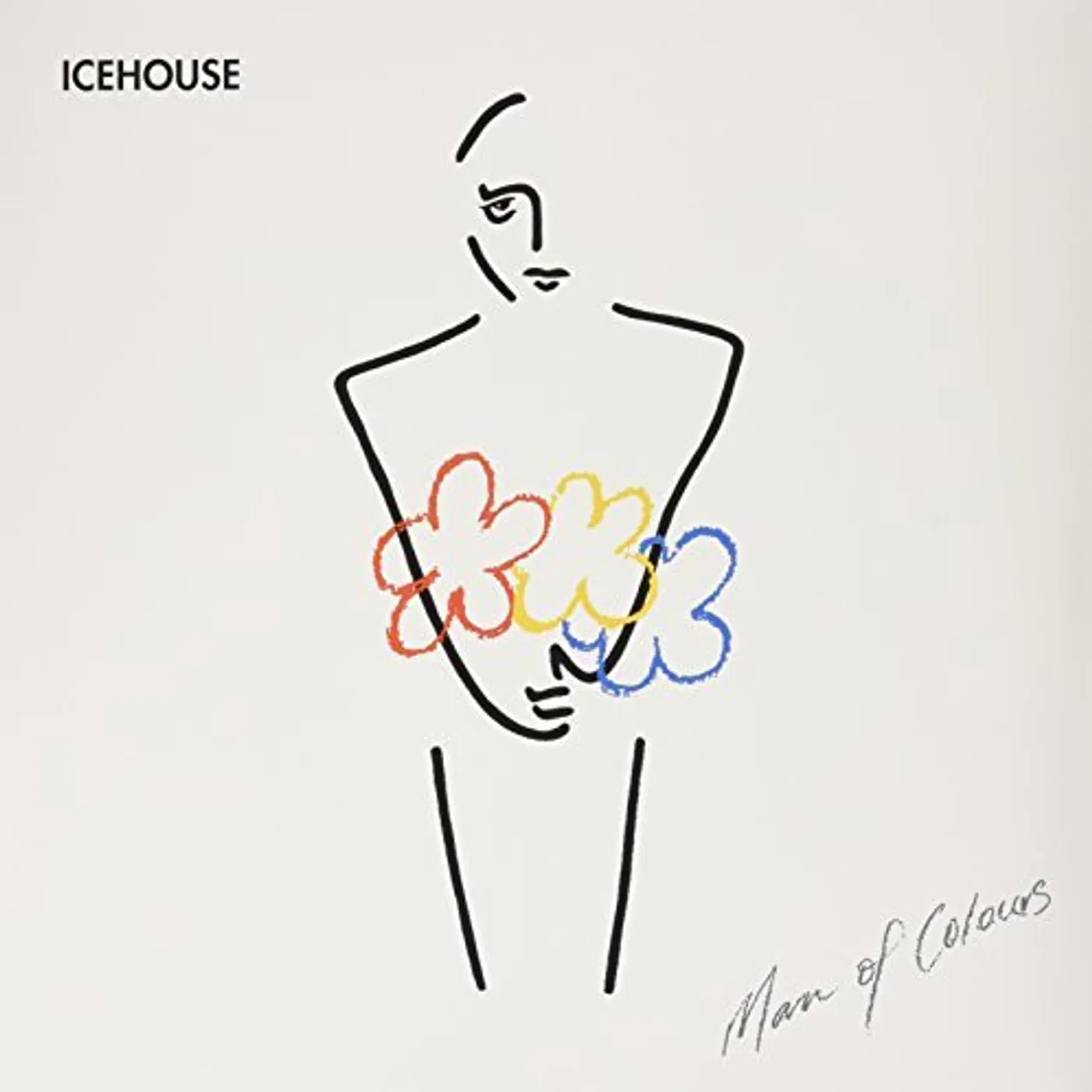 ICEHOUSE MAN OF COLOURS Vinyl Record - Blue Vinyl