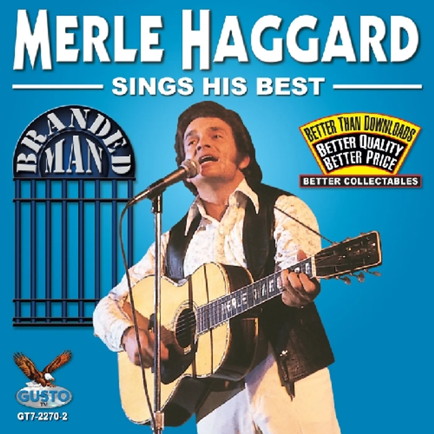 Merle Haggard SINGS HIS BEST: BRANDED MAN CD