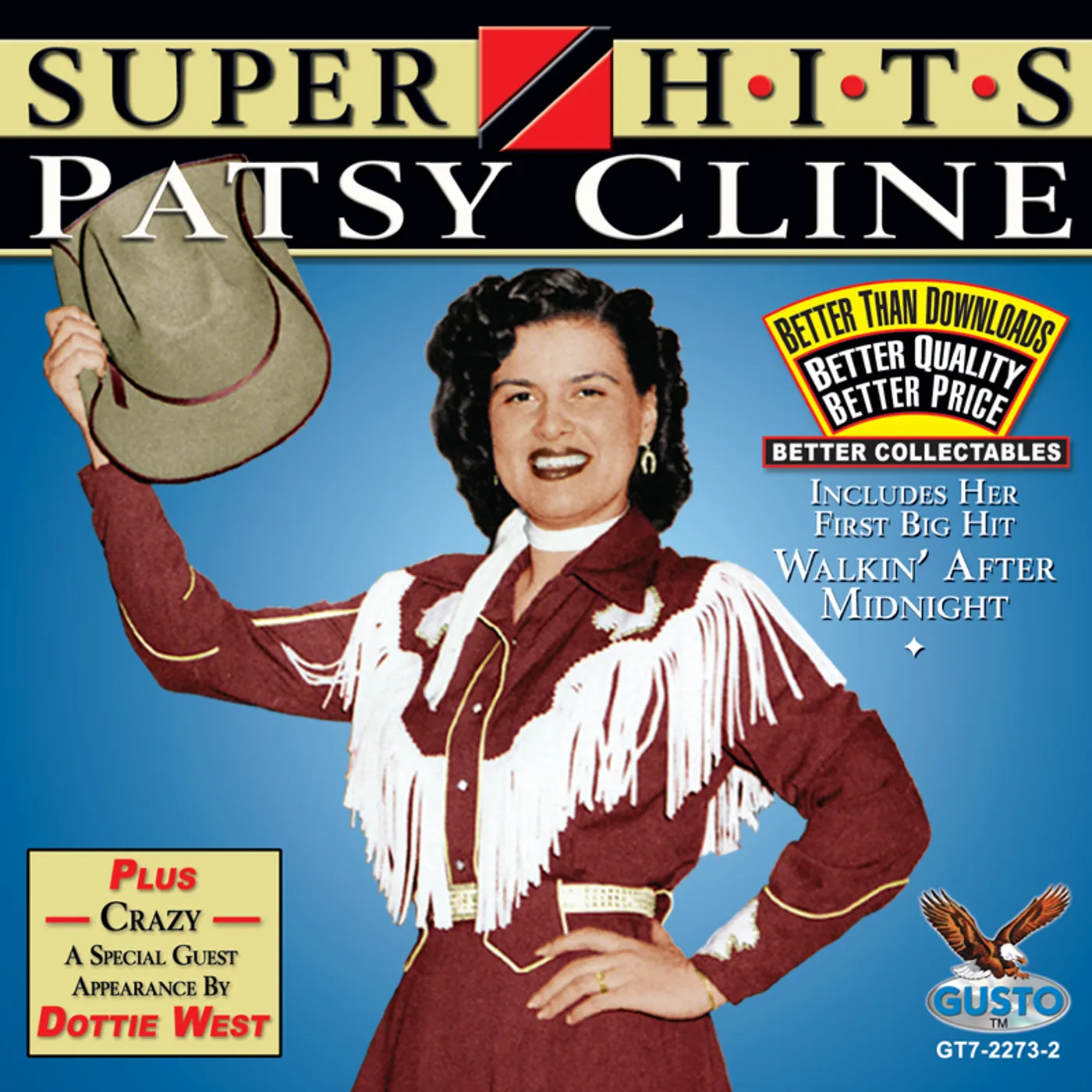 Patsy Cline SUPER HITS CD