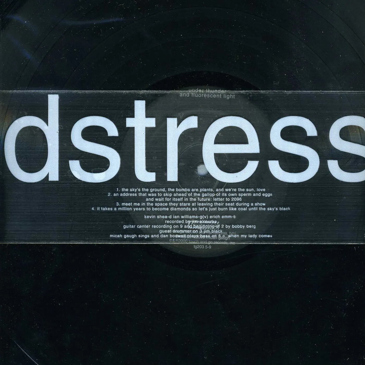 Storm & Stress Under Thunder and Fluorescent Lights Vinyl Record